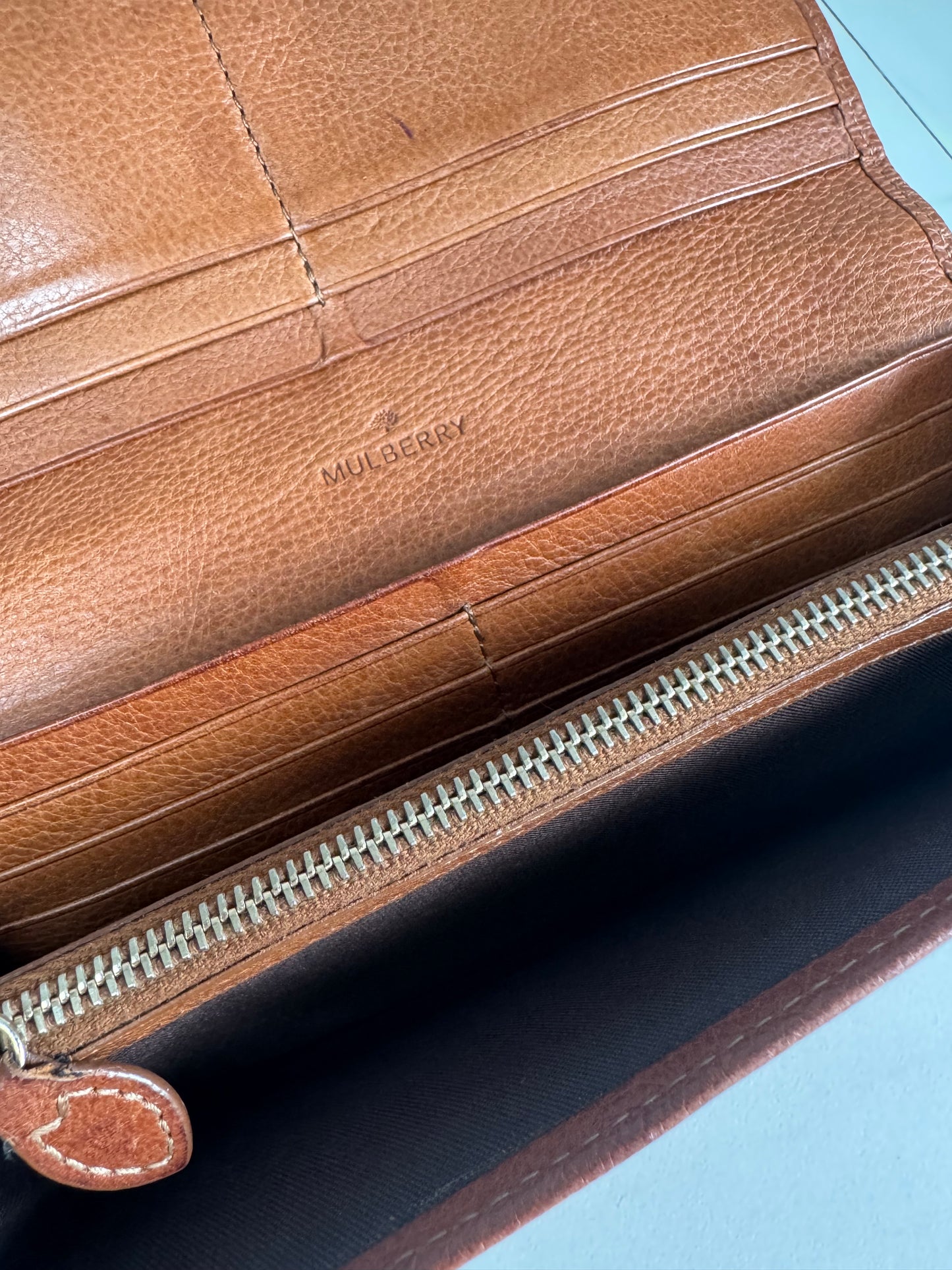 Mulberry Continental Purse - Oak