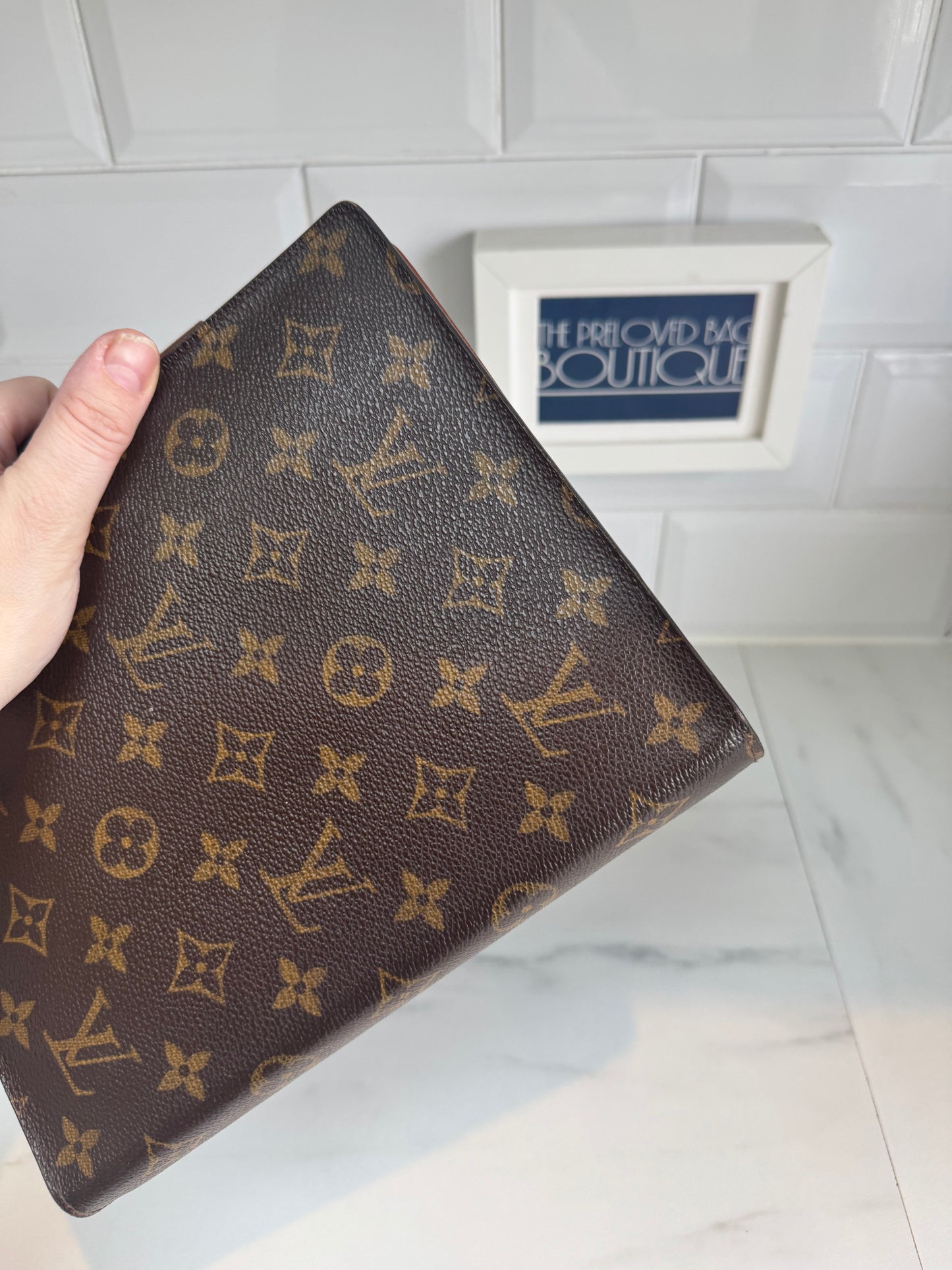 Louis Vuitton Large Ring Agenda Cover - Monogram Brown