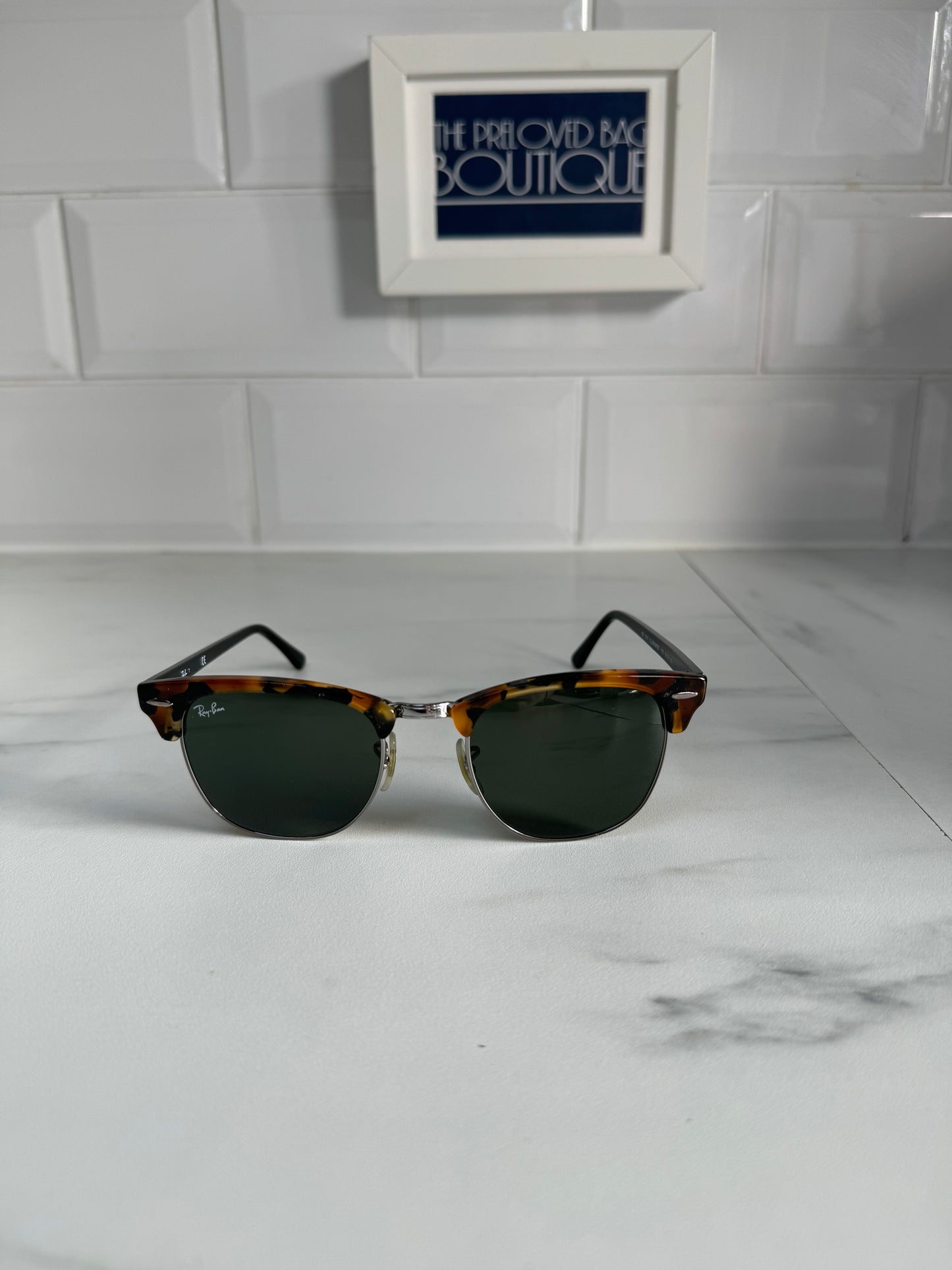 Ray Ban Clubmaster Sunglasses - Tortoiseshell