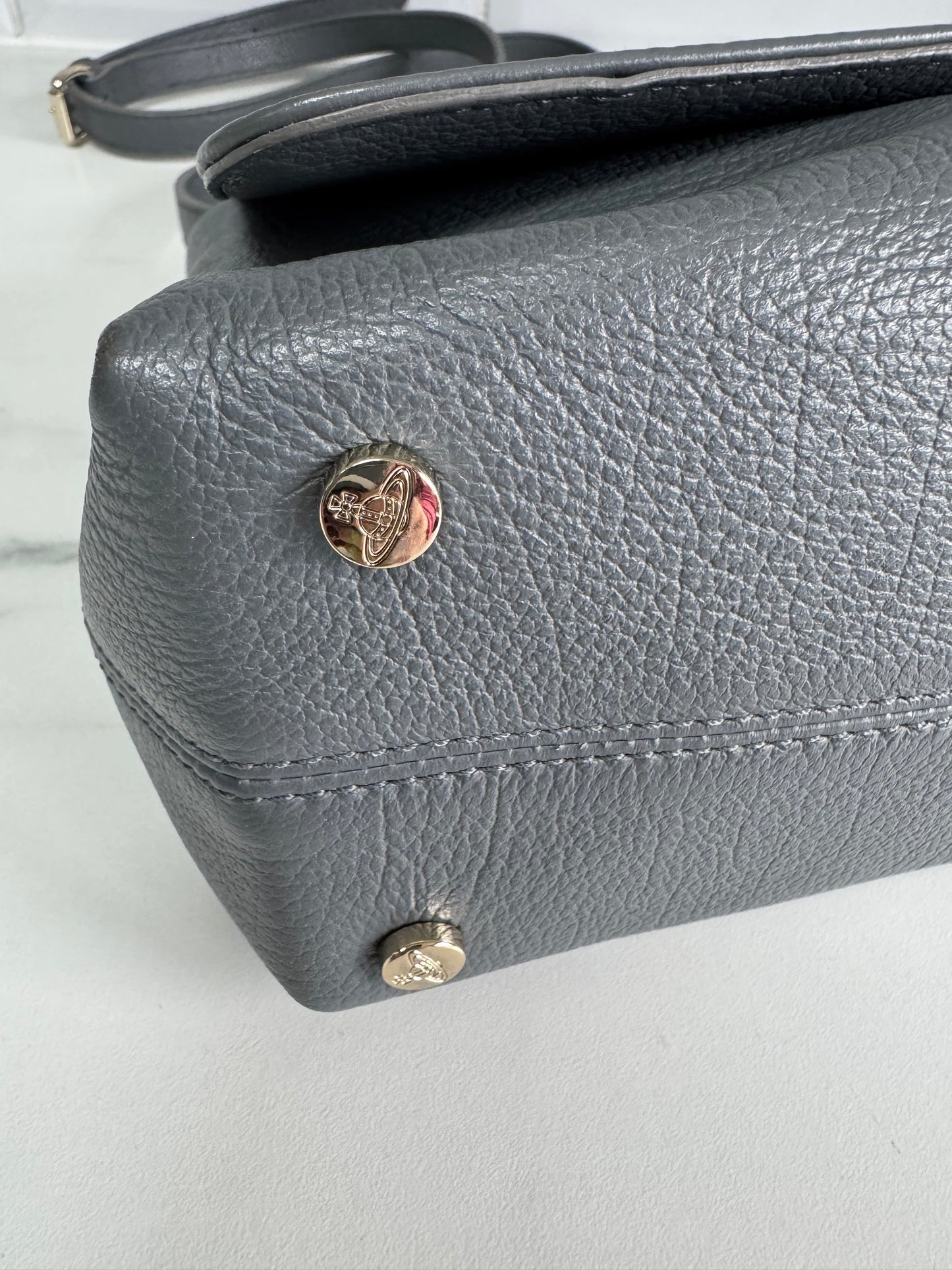 Vivienne Westwood “Balmoral” Shoulder Bag - Grey