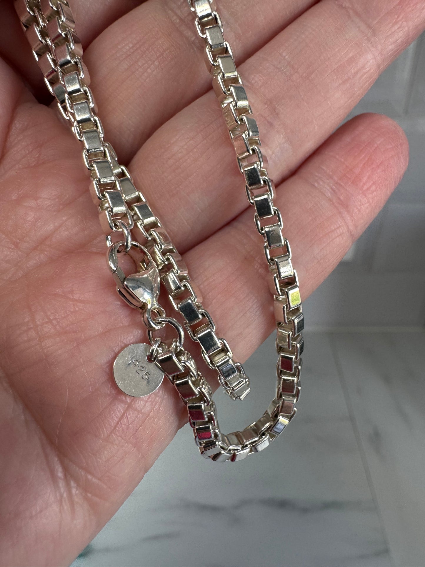 Tiffany & Co Venetian Links Necklace - Silver