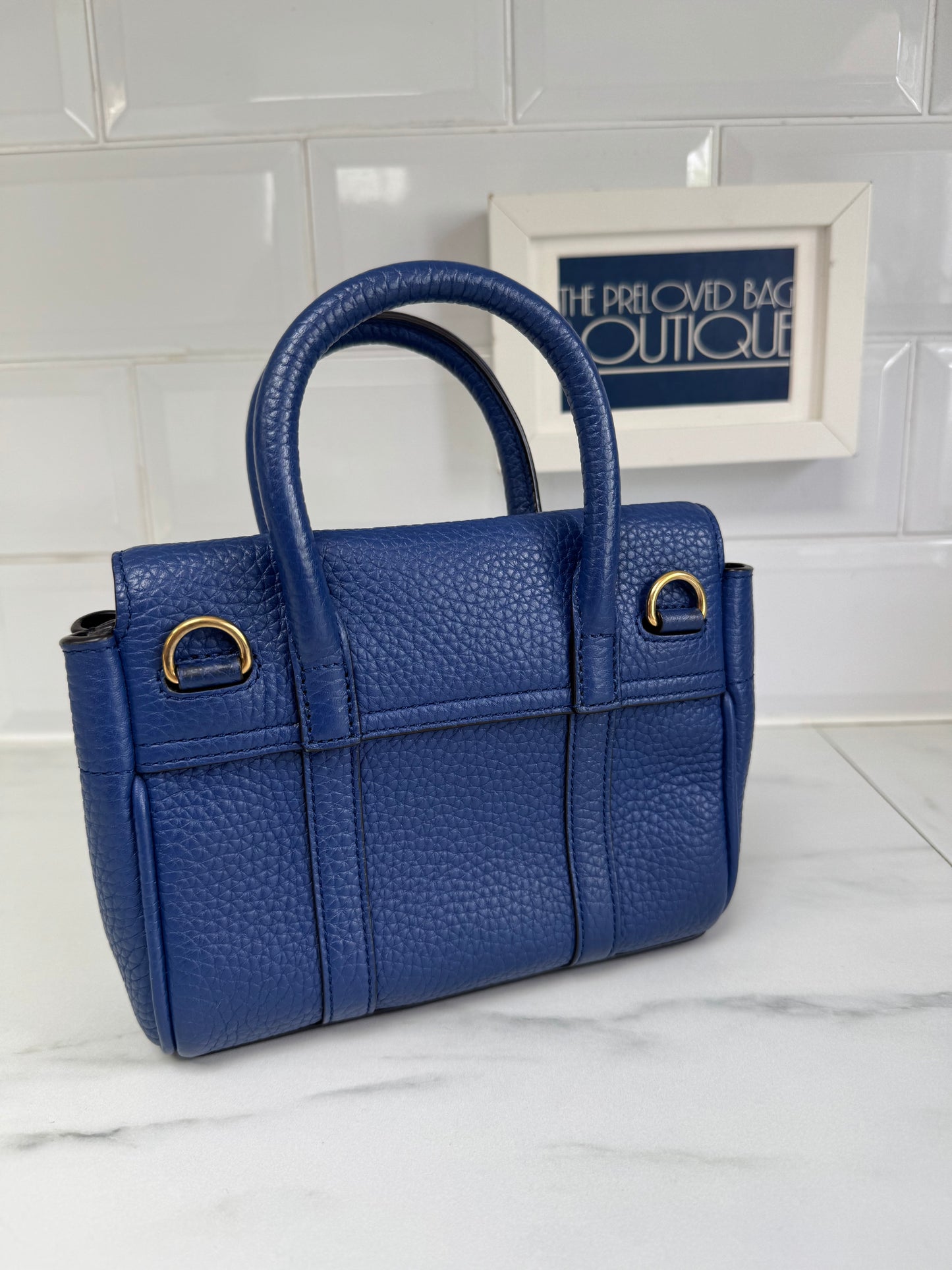Mulberry Mini Bayswater - Pigment Blue