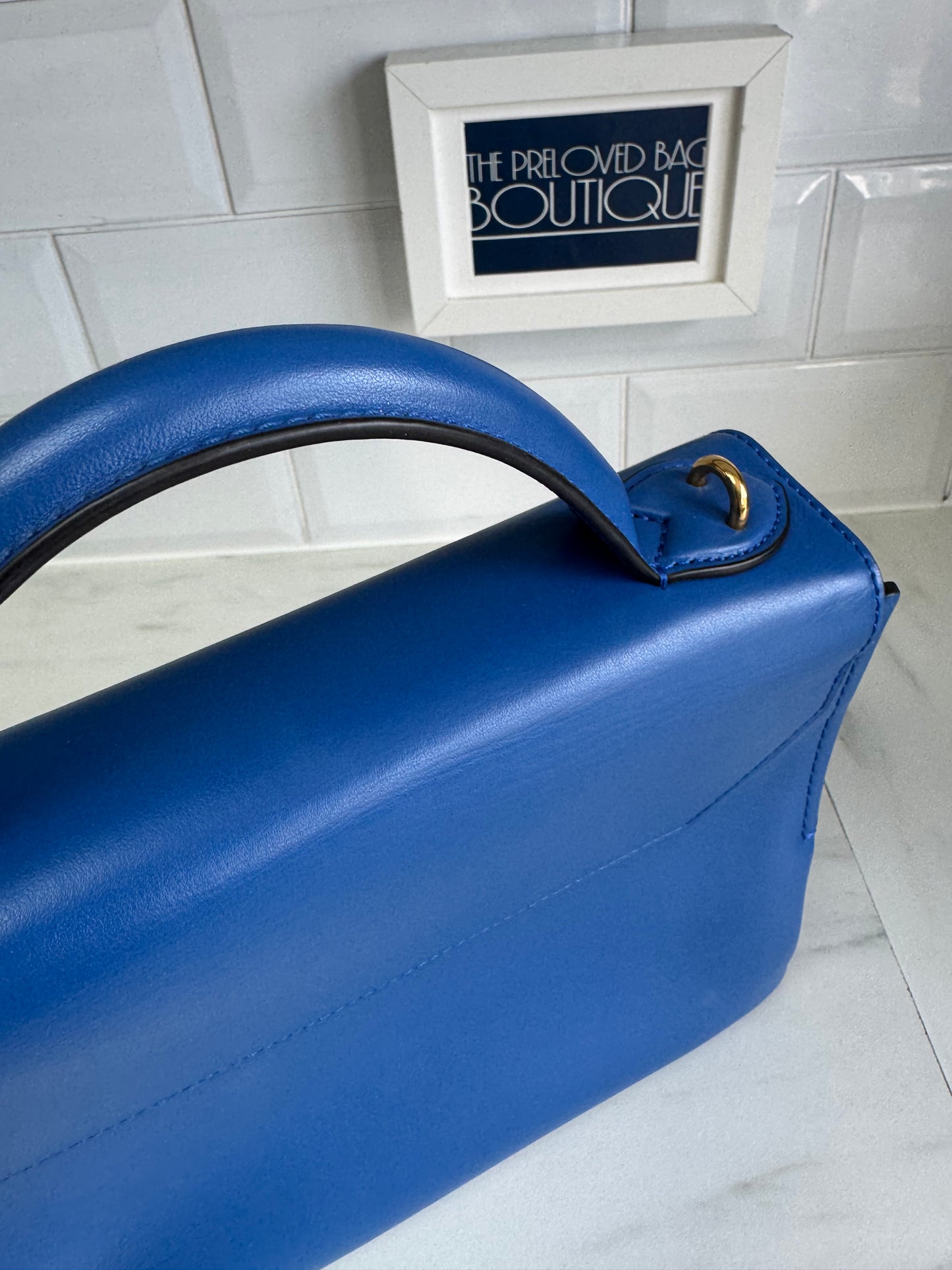 Mulberry Small Seaton - Porcelain Blue