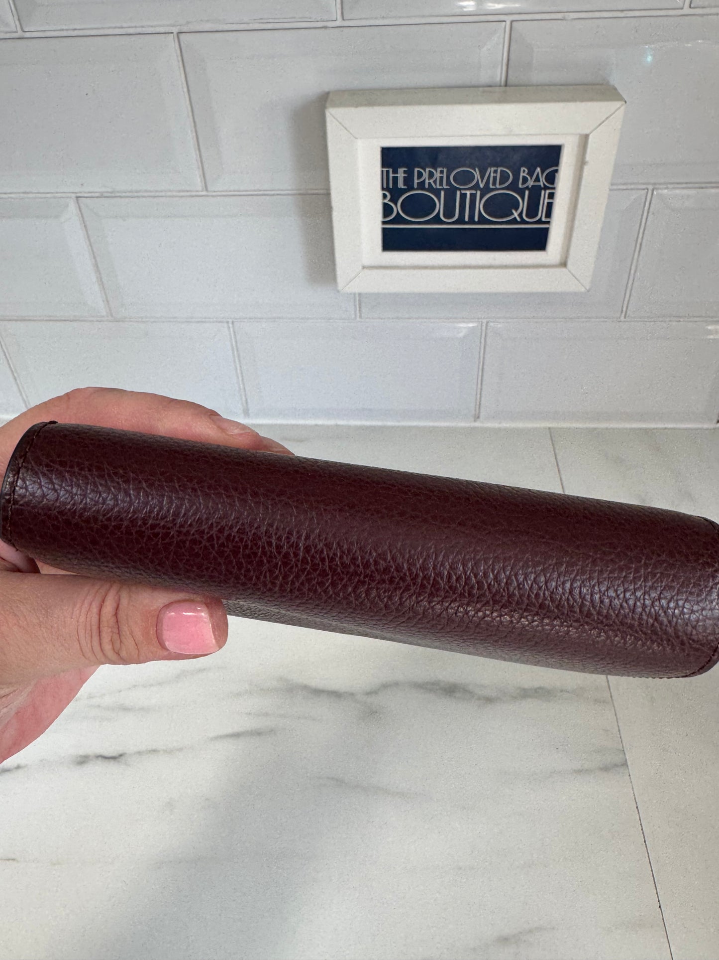 Mulberry Medium Continental French Purse - Oxblood
