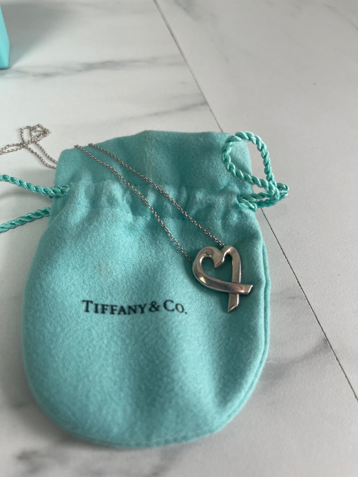 Tiffany & Co Paloma Picasso heart necklace