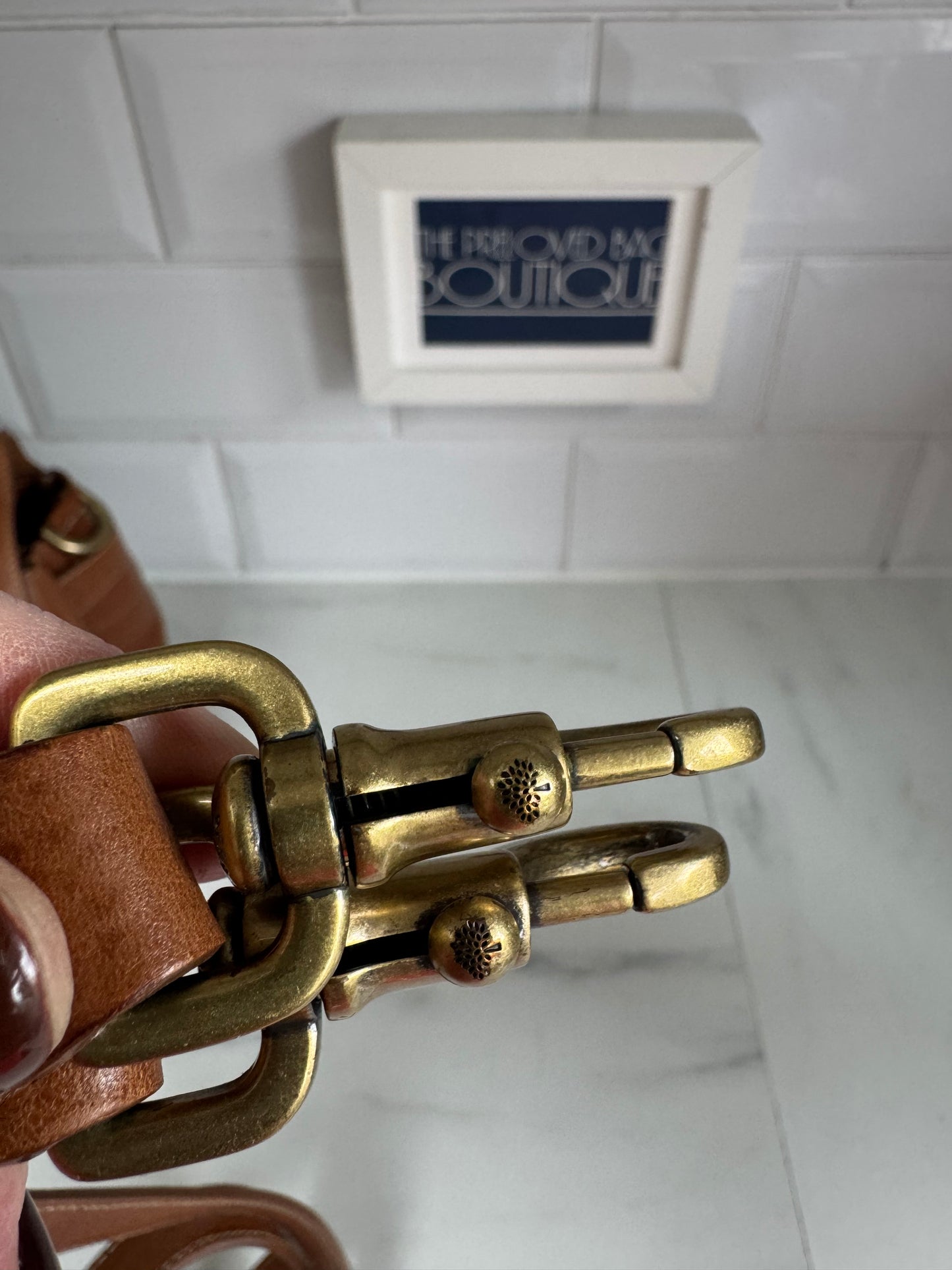 Mulberry SmallBayswater Satchel - Oak