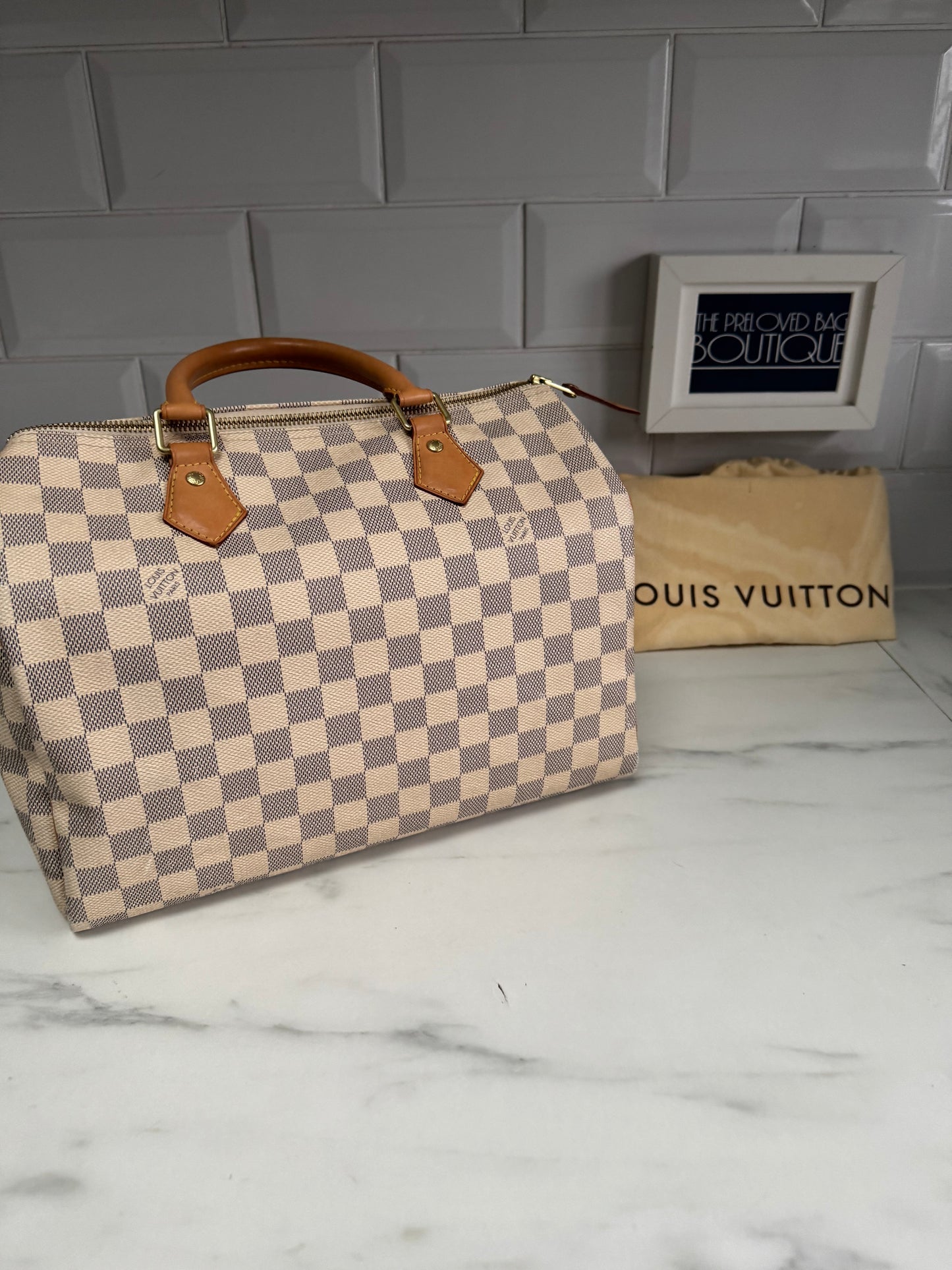 Louis Vuitton Speedy 30 - Damier Azure