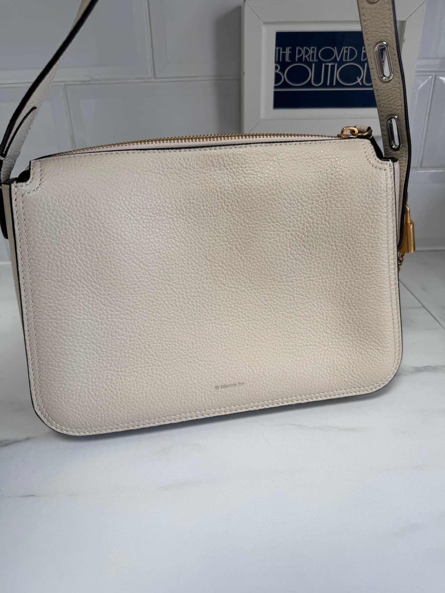 Mulberry Limited Edition “Miffy” Billie Shoulder Bag - Chalk & Green