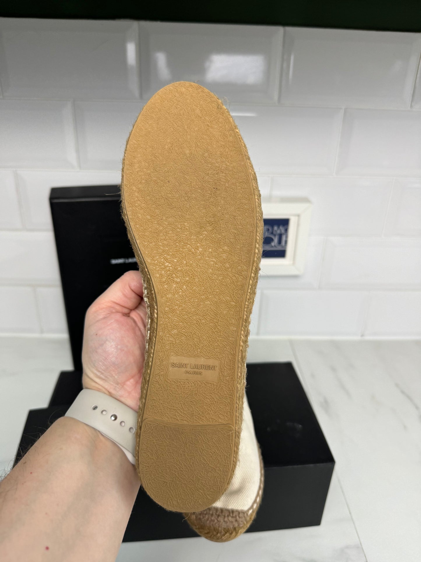 Saint Laurent Espadrilles - Cream