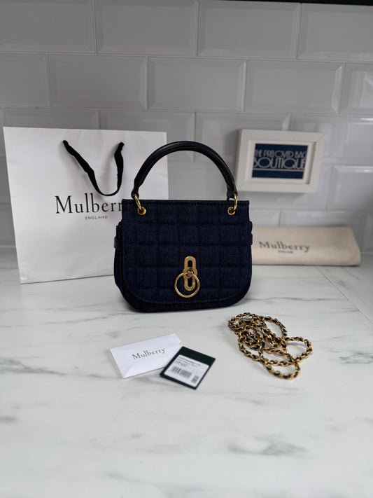 Mulberry Small Amberley - Denim