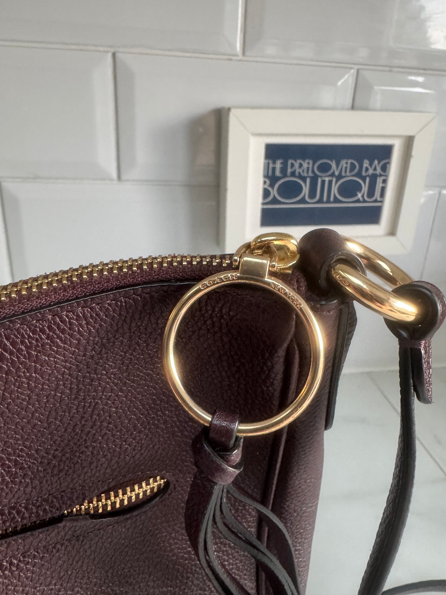 Coach Chaise Crossbody Bag - Burgundy