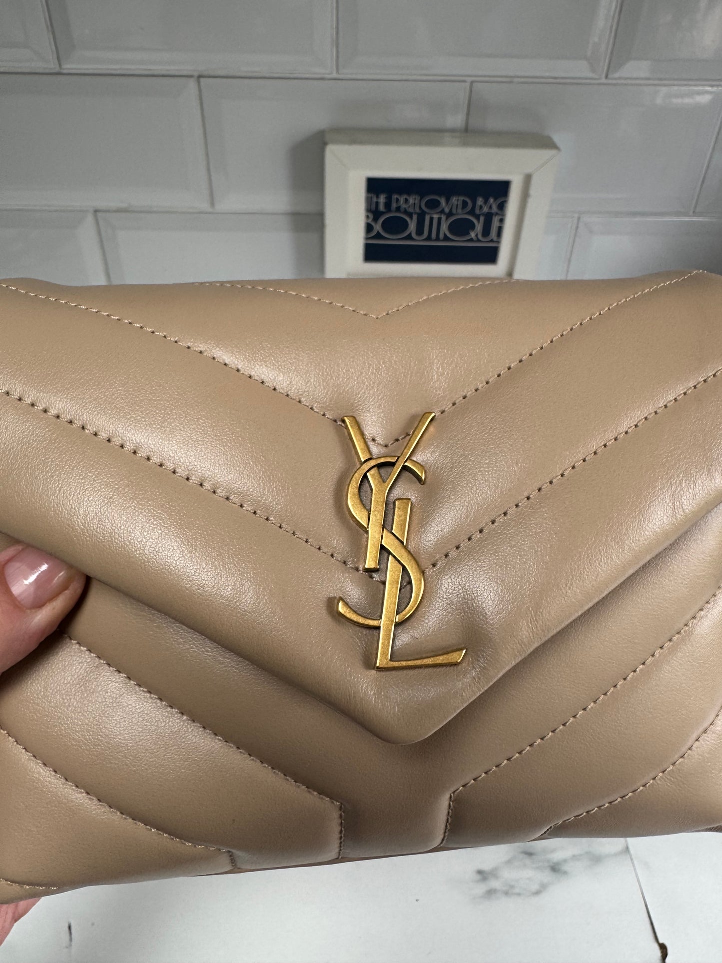 Saint Laurent Toy Lou Lou - Dark Beige