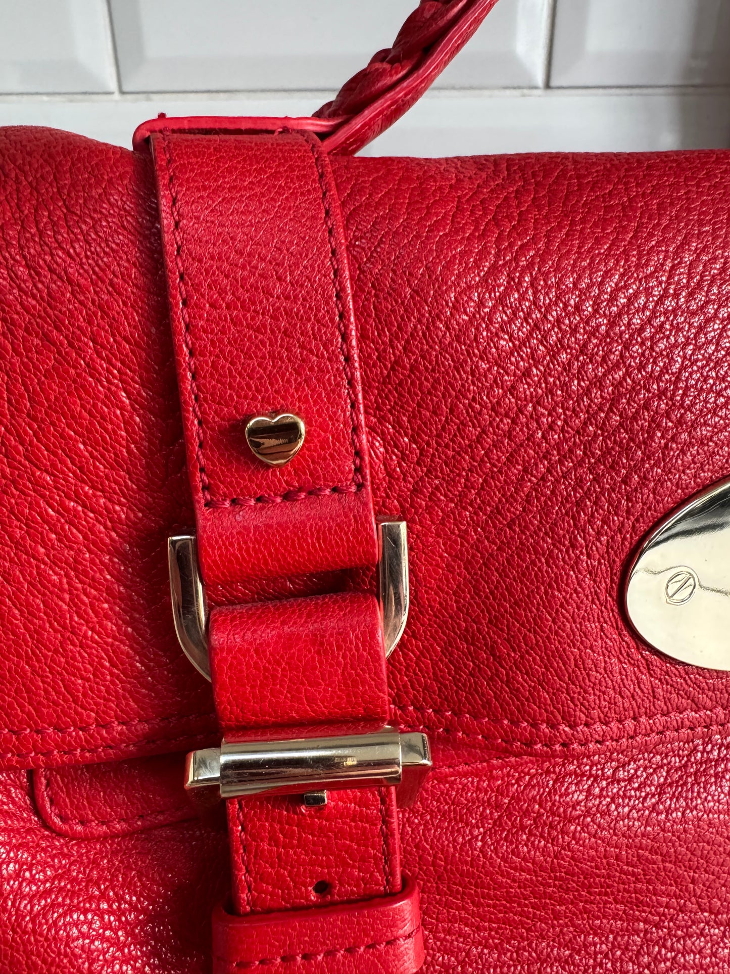 Mulberry Limited Edition “Valentines” Alexa - Red
