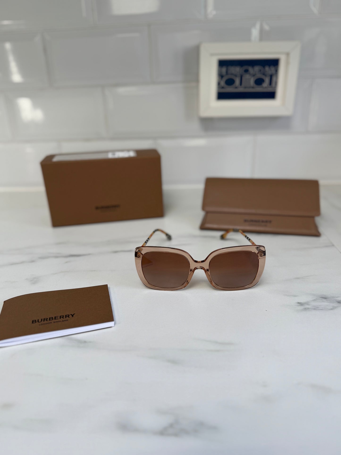 Burberry Sunglasses - Brown and pink