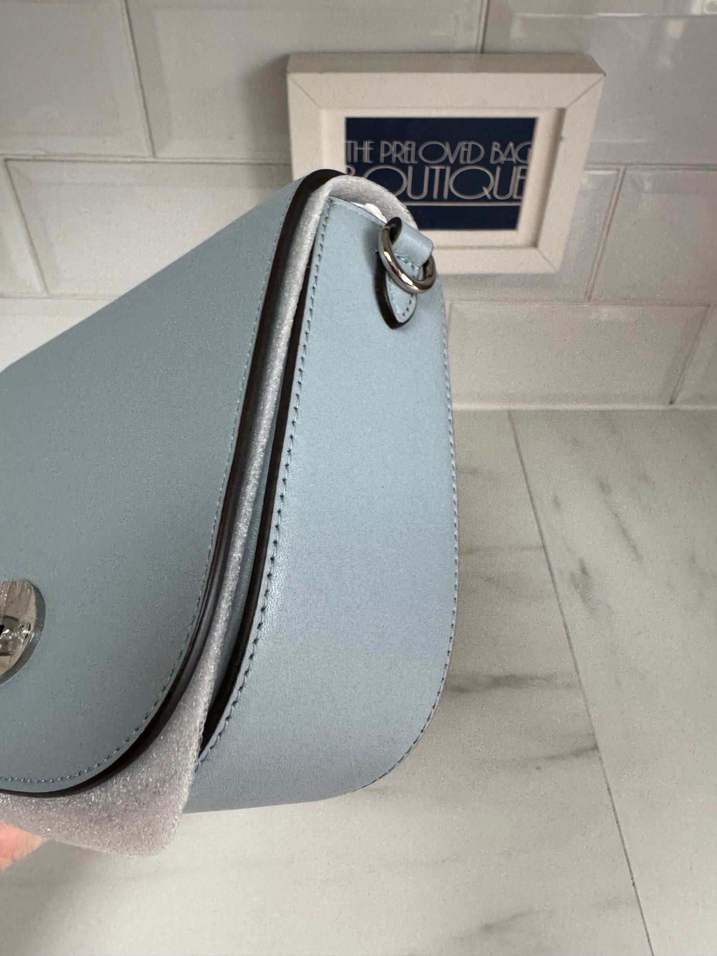 Mulberry Darley Satchel - Cloud