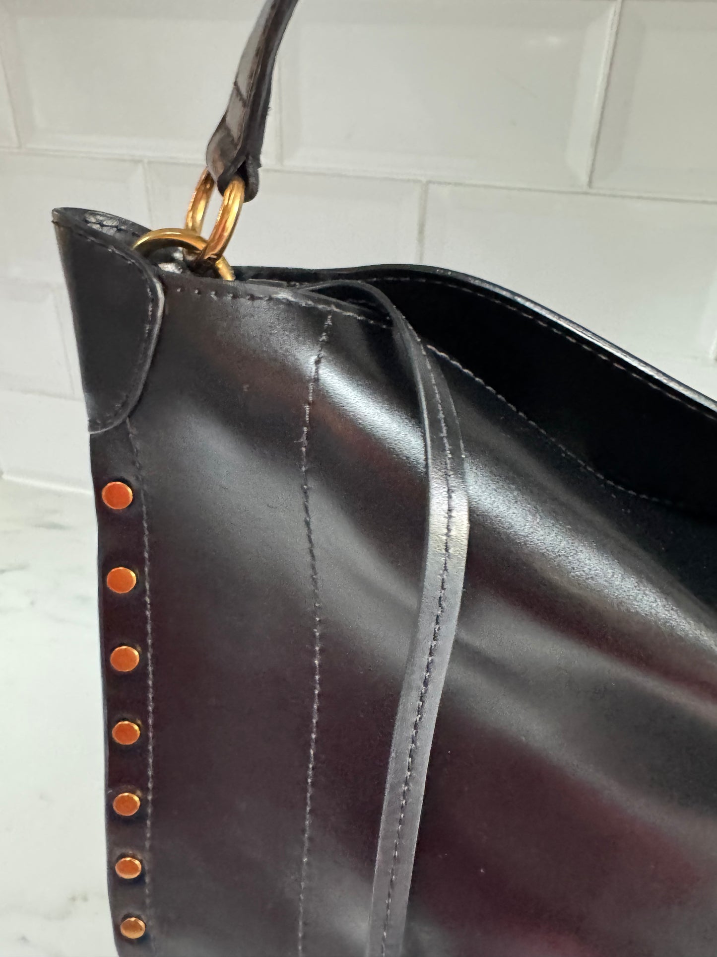 Isabel Marant Oskan Soft Hobo - Black