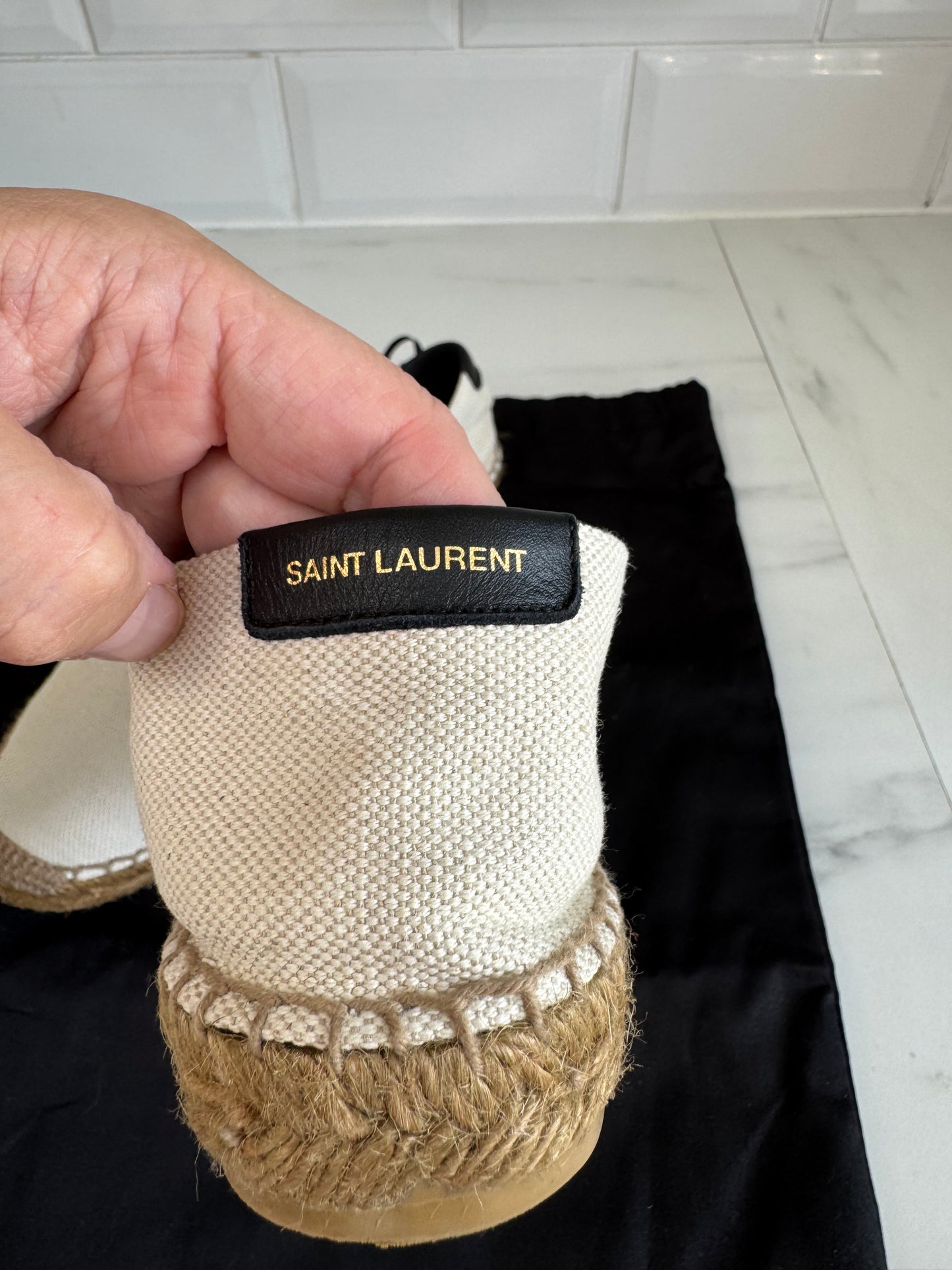 Saint Laurent Espadrilles (2) - Cream