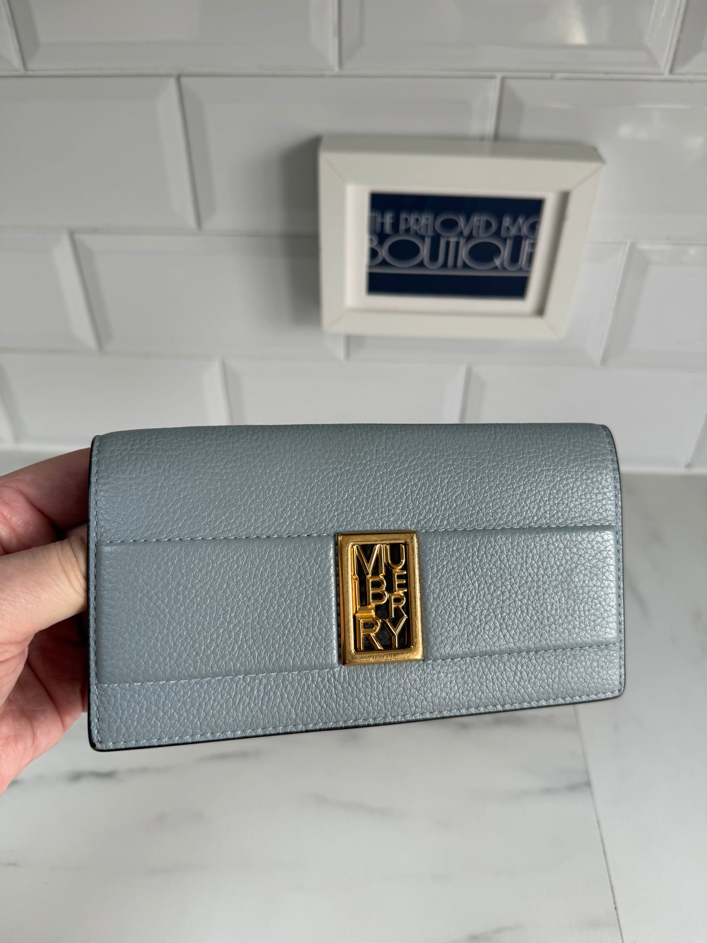 Mulberry Sadie Wallet - Cloud