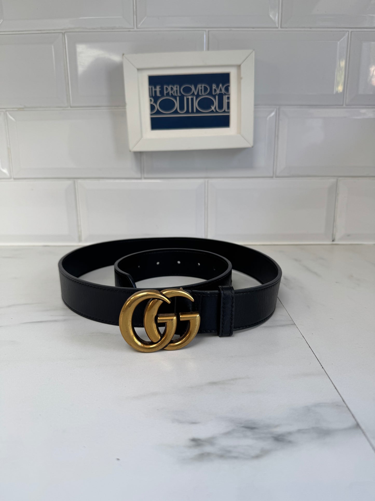 Gucci Wide Belt - Black