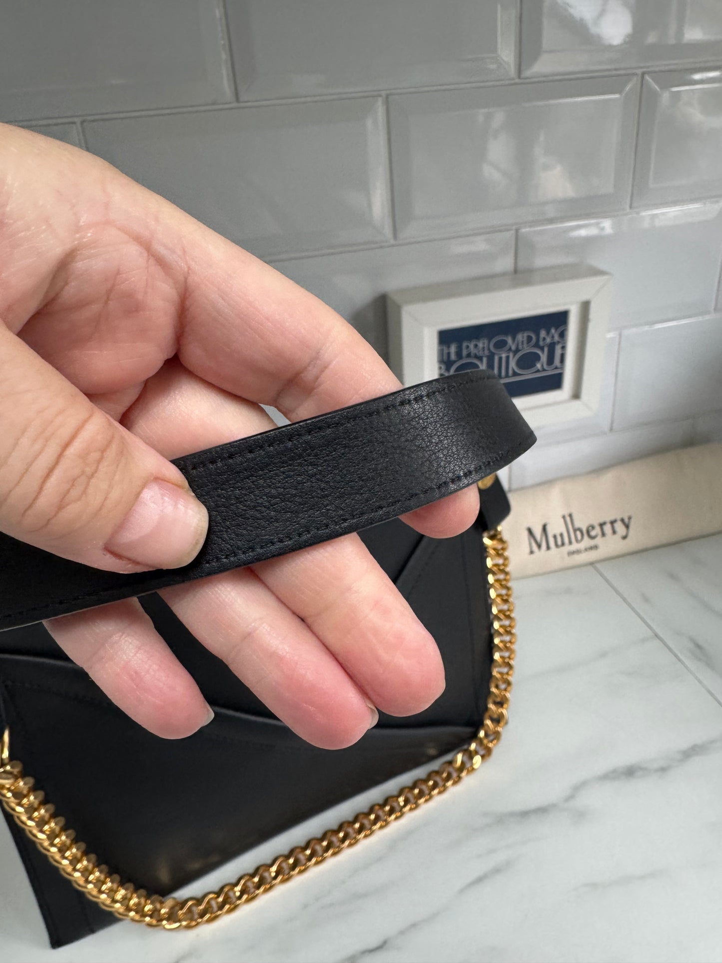 Mulberry M Pouch - Black