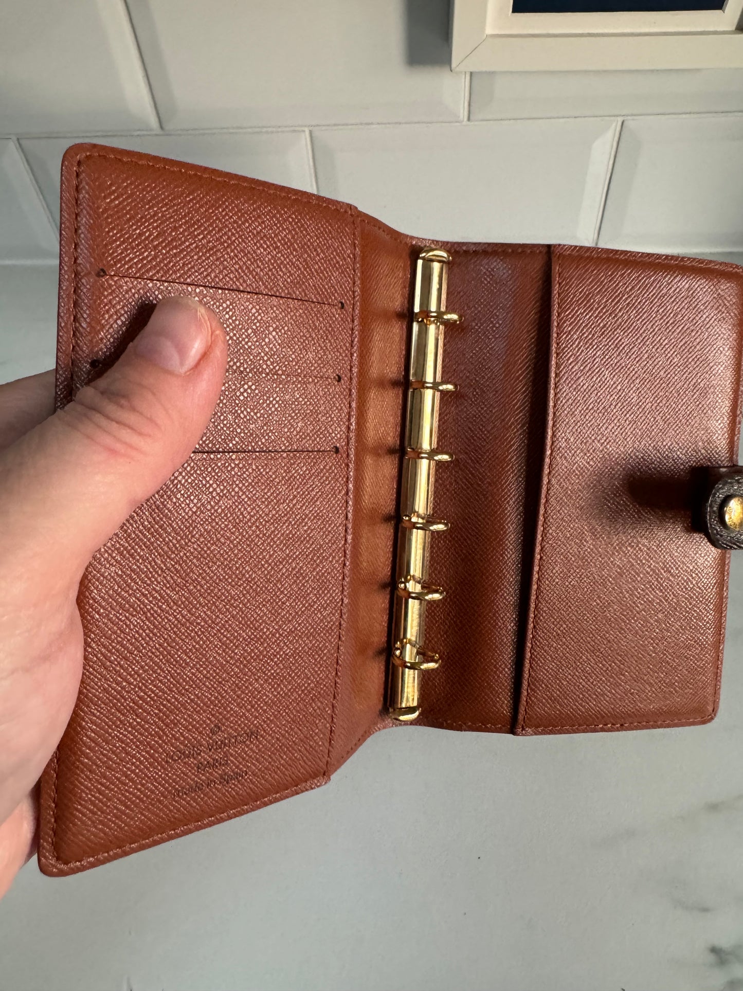 Louis Vuitton PM Ring Agenda  - Monogram