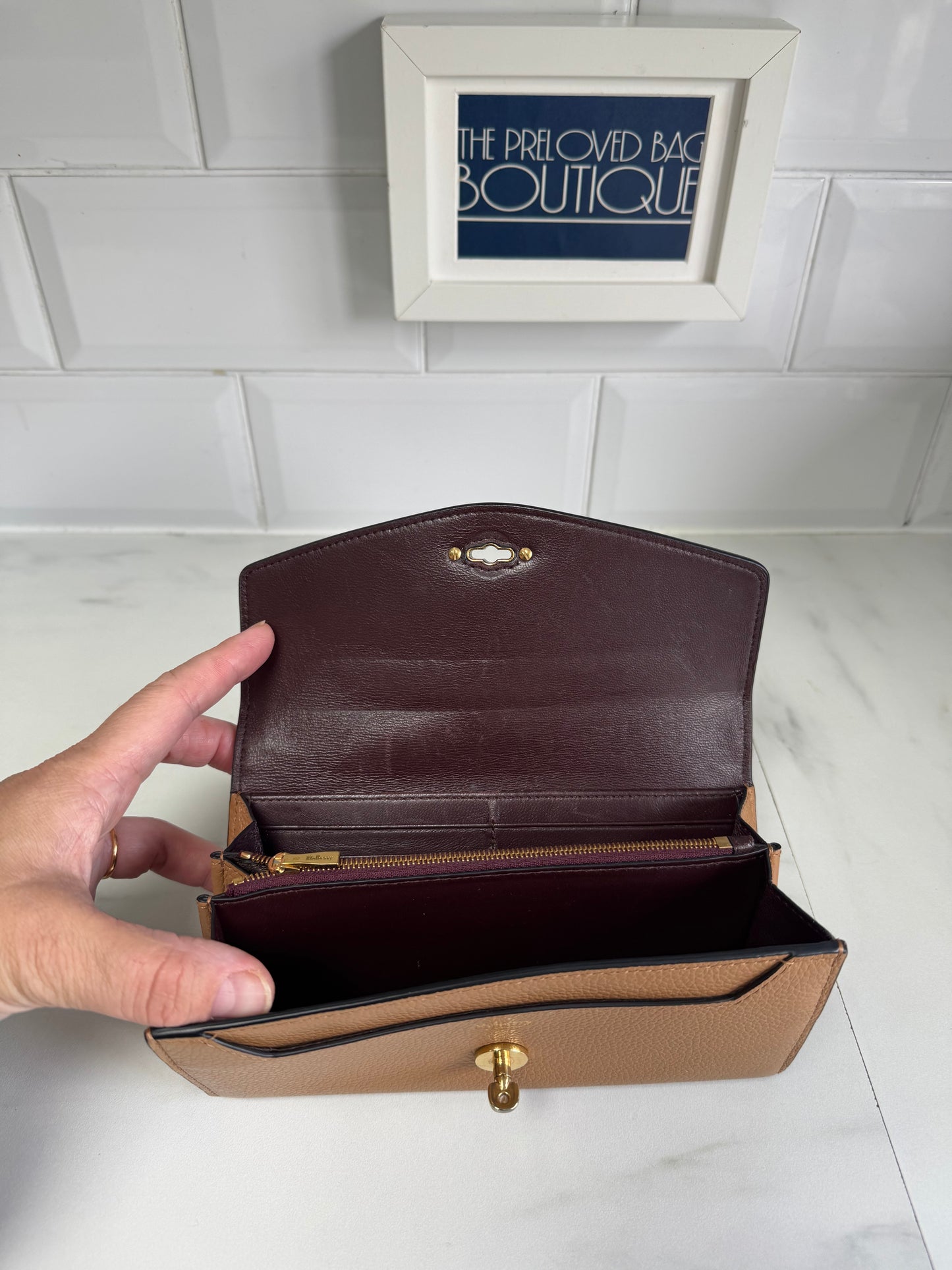 Mulberry Darley Wallet - Deer Brown