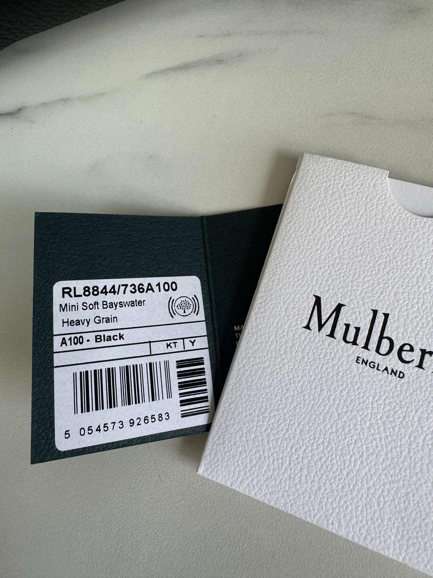 Mulberry Mini Soft Bayswater - Black