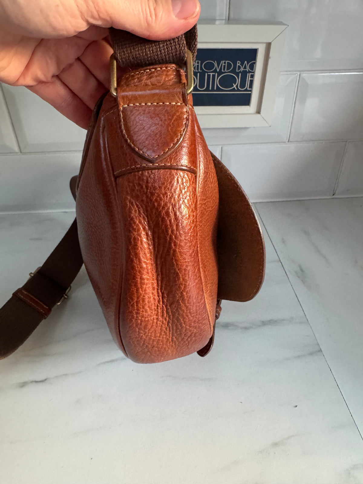 Mulberry Bonnie Satchel - Oak