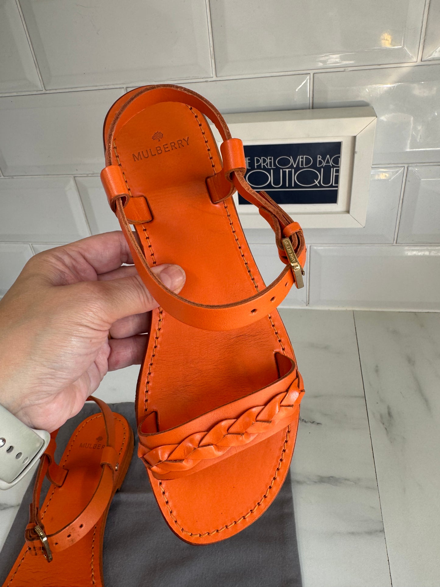 Mulberry Sandals - Mandarin
