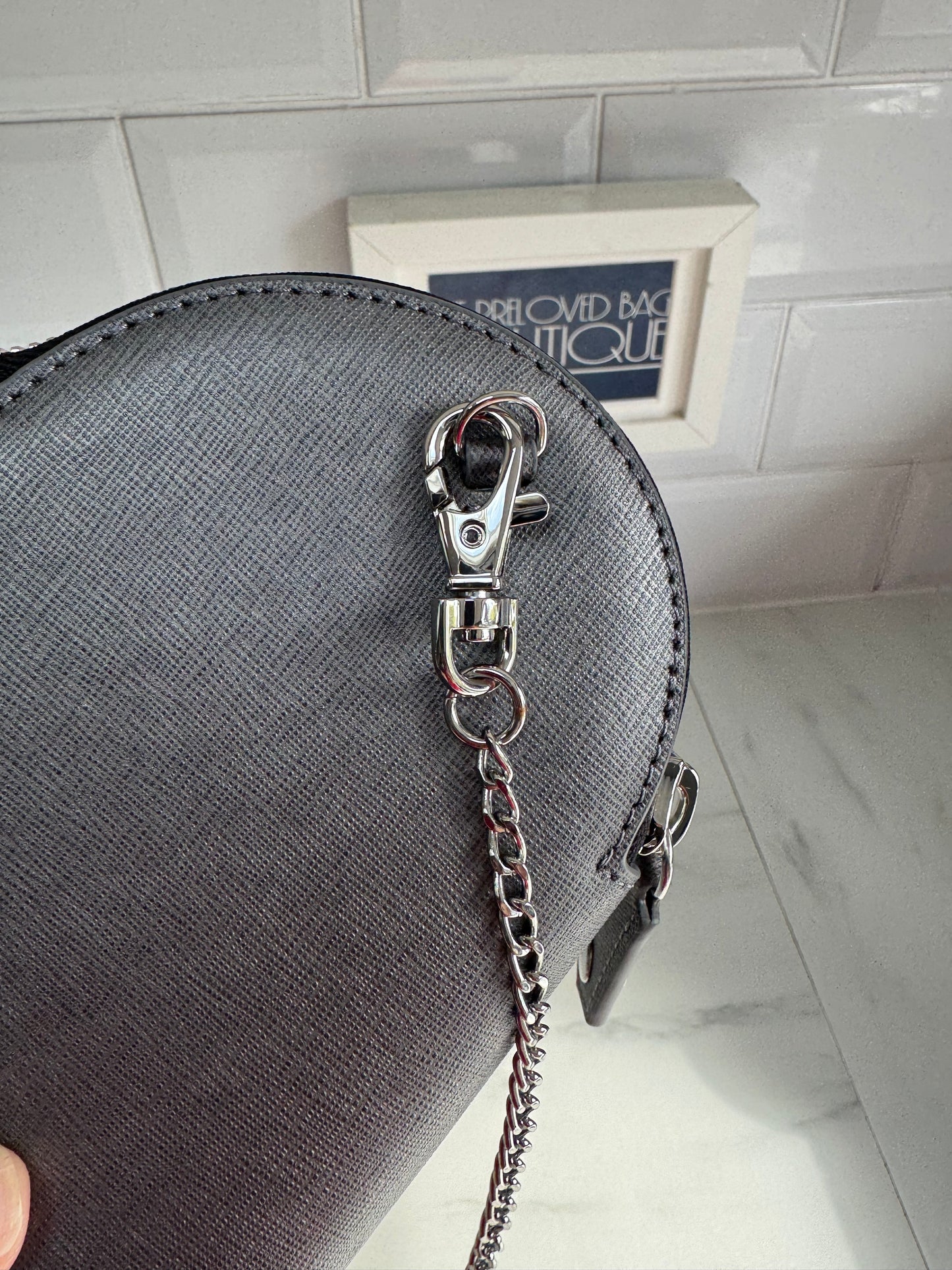 Vivienne Westwood Heart Bag - Anthracite Grey