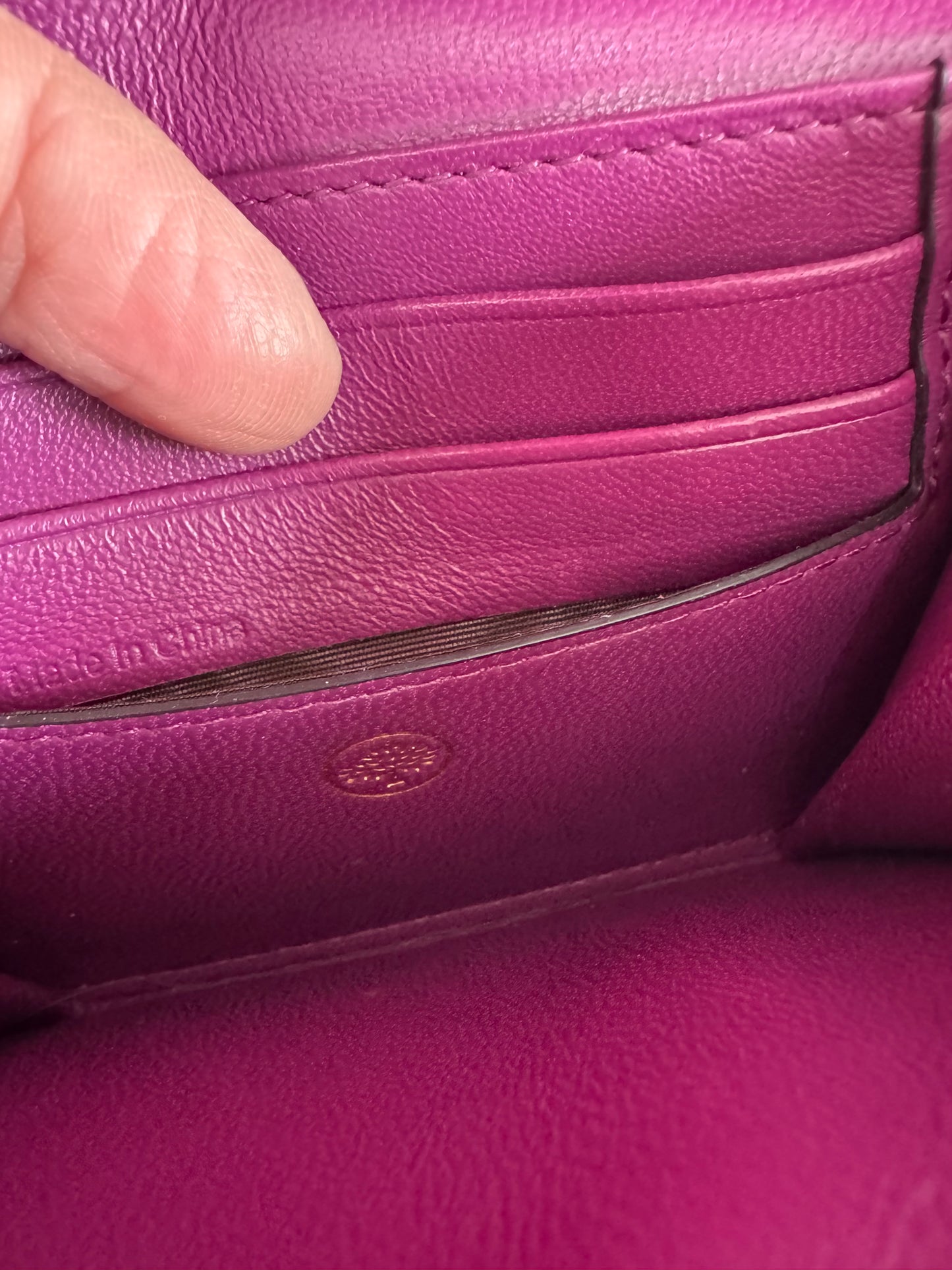 Mulberry Small Continental French Purse/Wallet - Violet