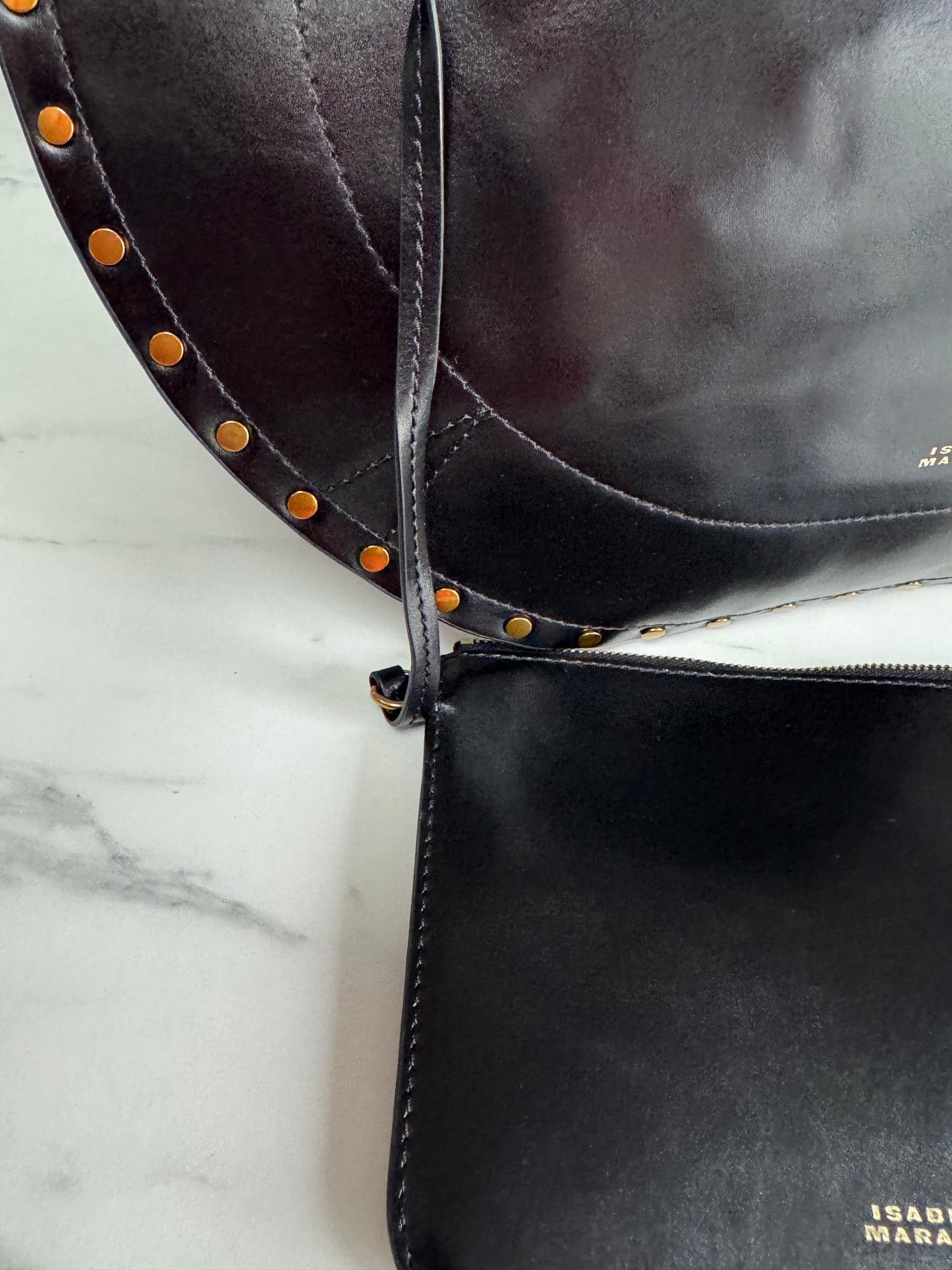 Isabel Marant Oskan Soft Hobo - Black