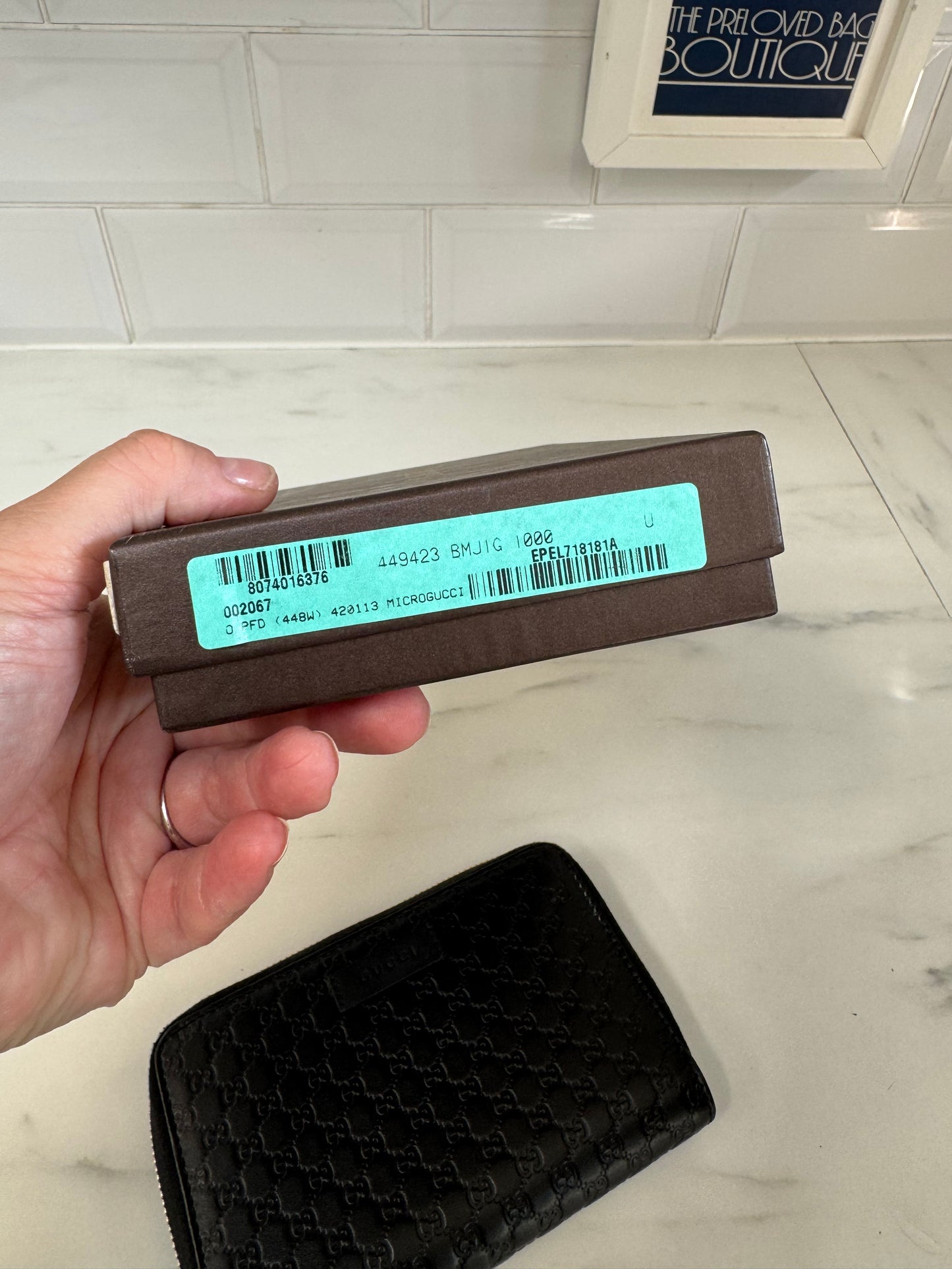 Gucci Guccissima Wallet - Black