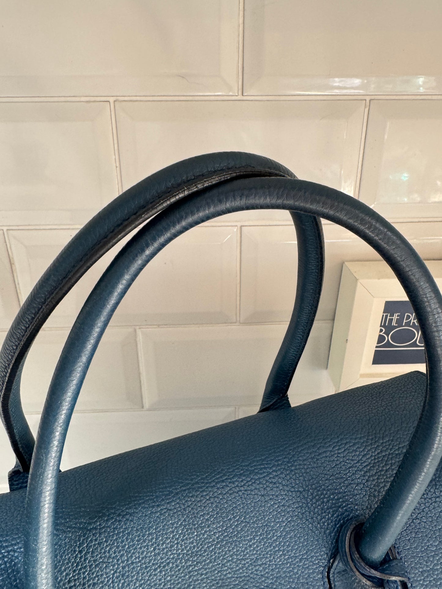Mulberry Heritage Bayswater & Liner - Dark Blue