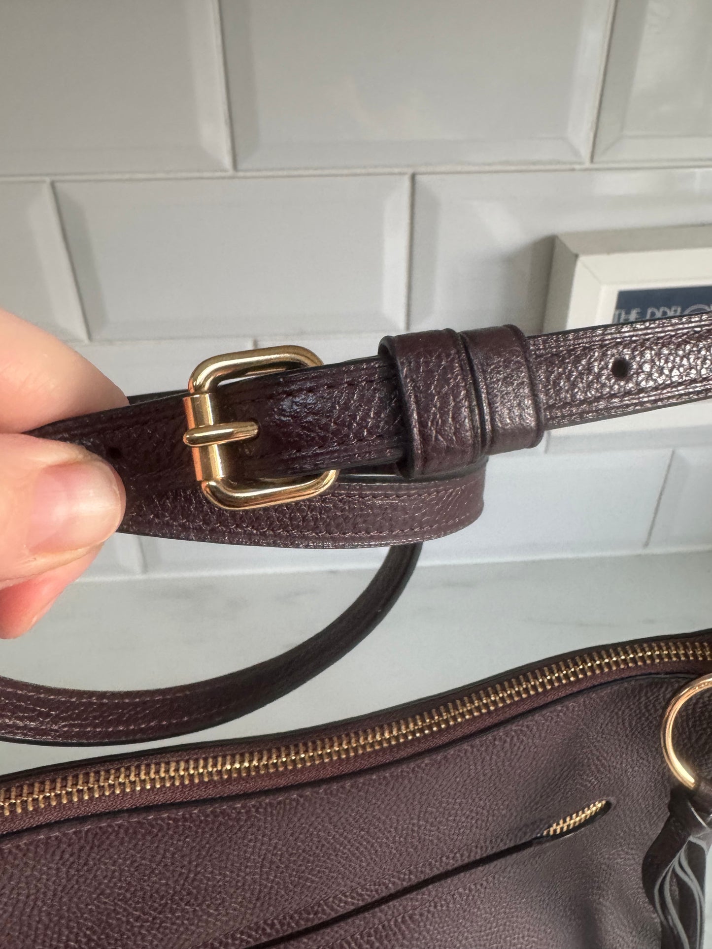 Coach Chaise Crossbody Bag - Burgundy