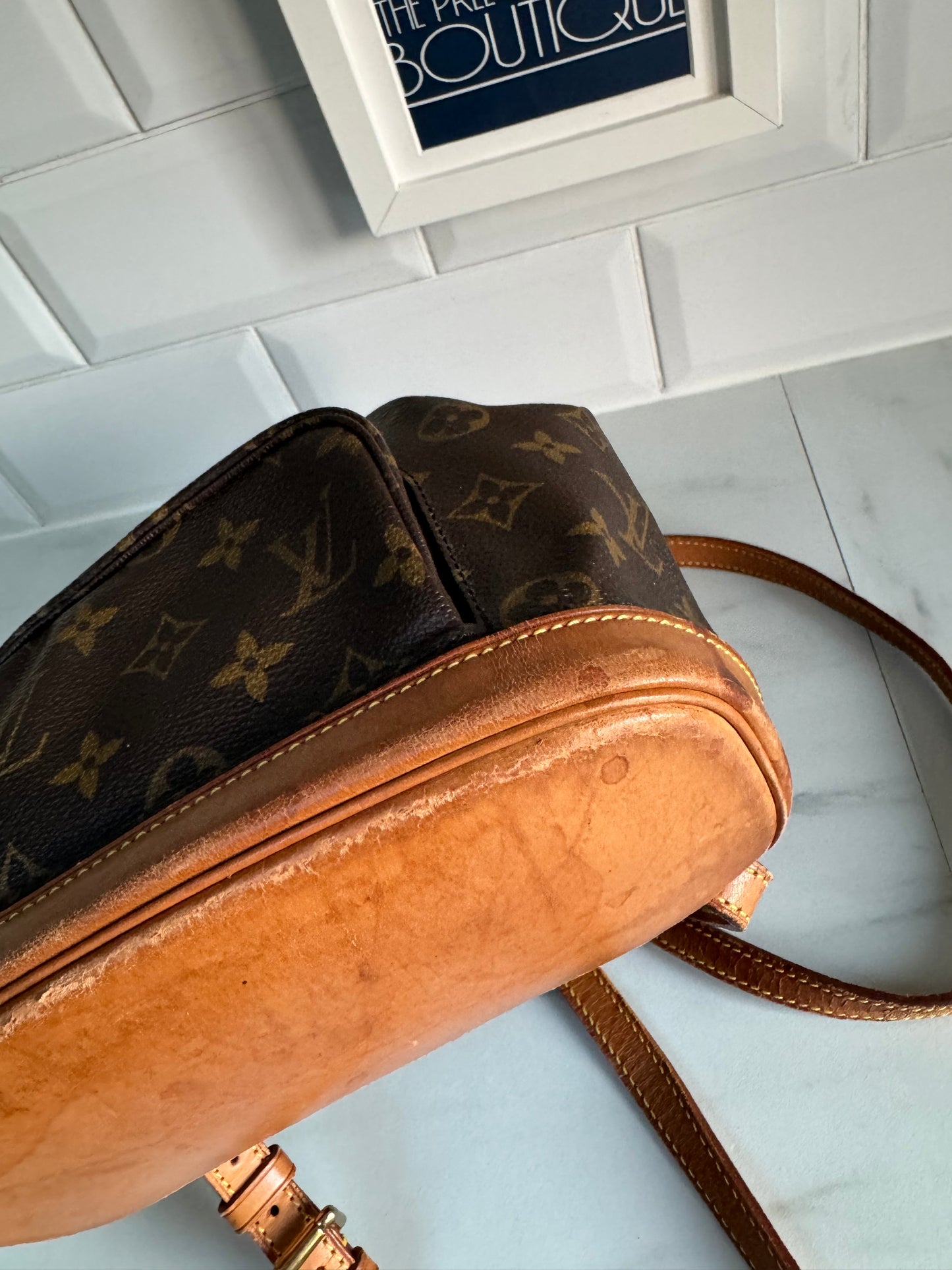 Louis Vuitton Vintage Montsouris Mini Backpack - Monogram