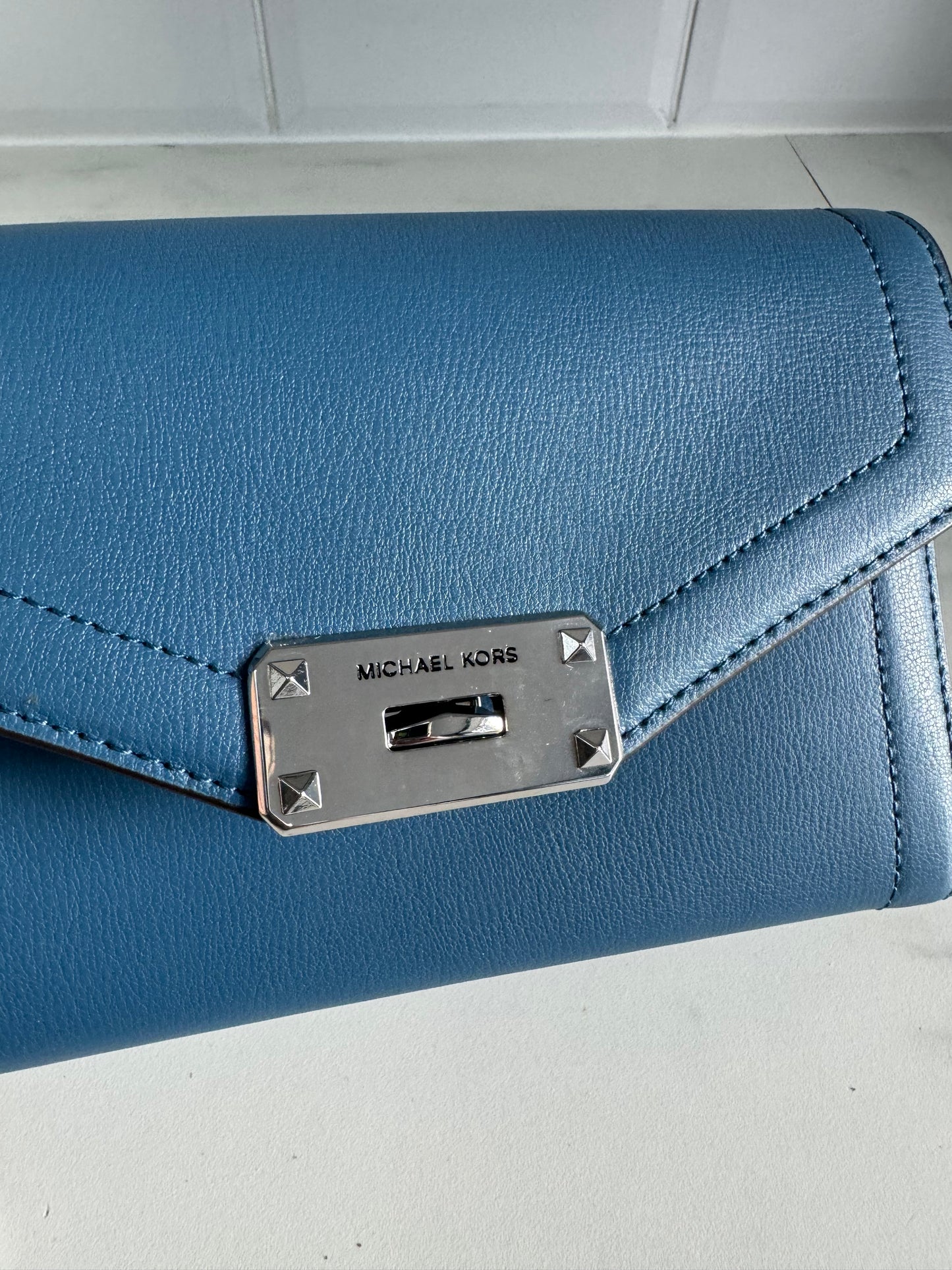 Michael Kors Kinsley WOC - Denim Blue