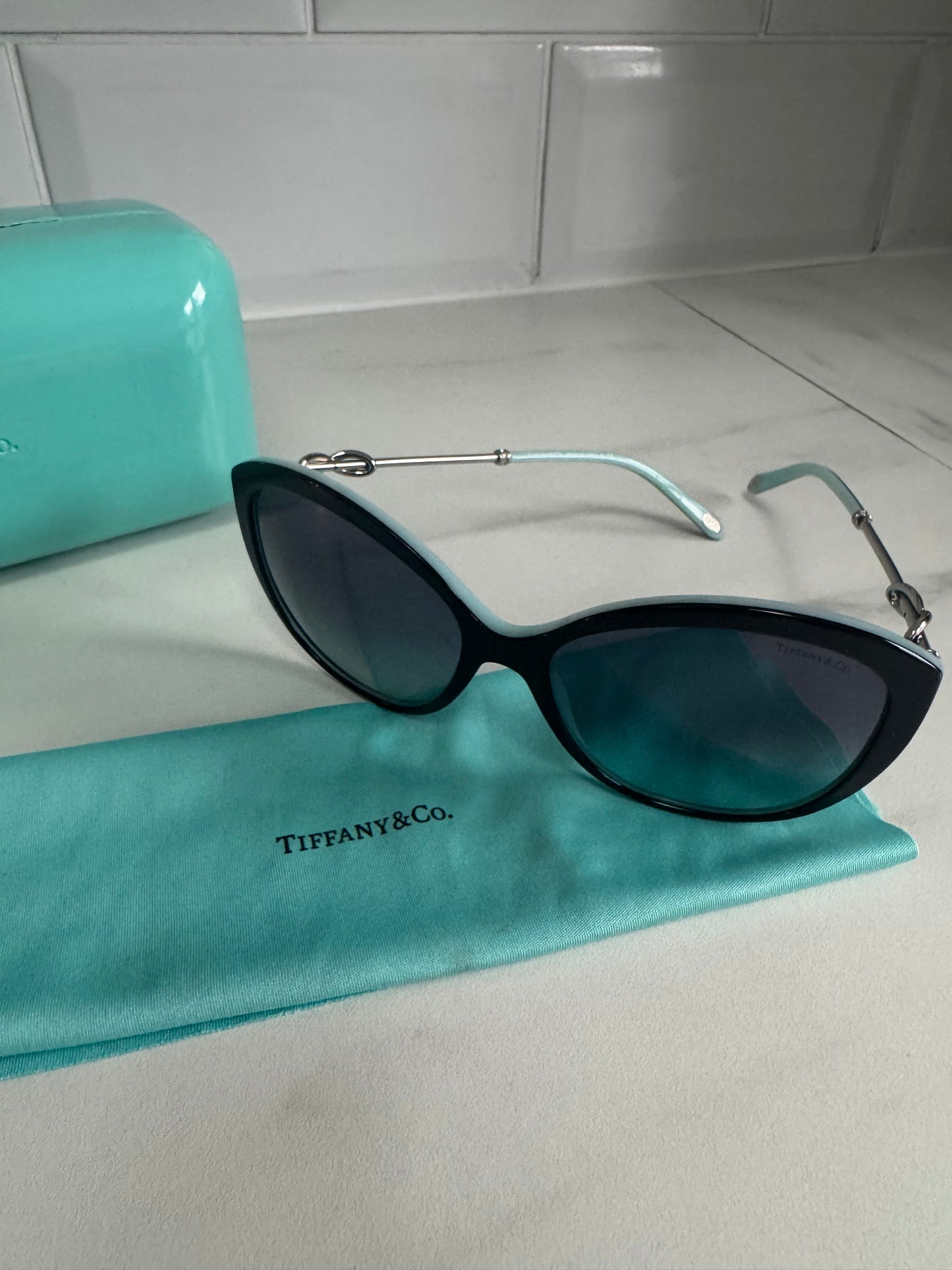 Tiffany & Co Sunglasses - Black and Blue