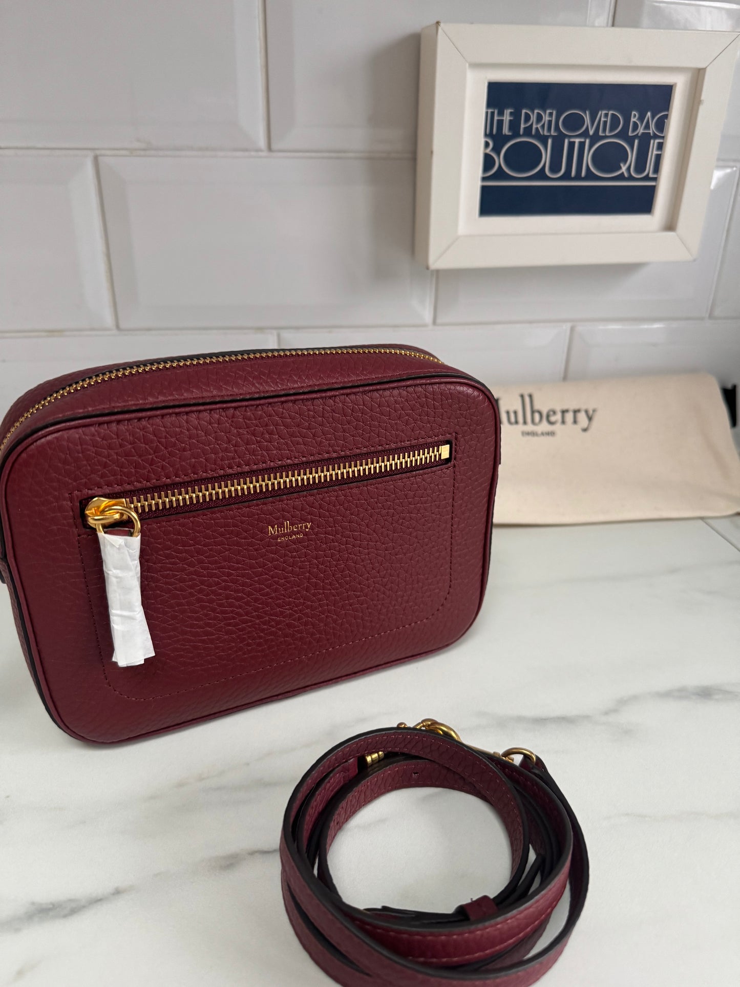 Mulberry Camera Bag - Crimson