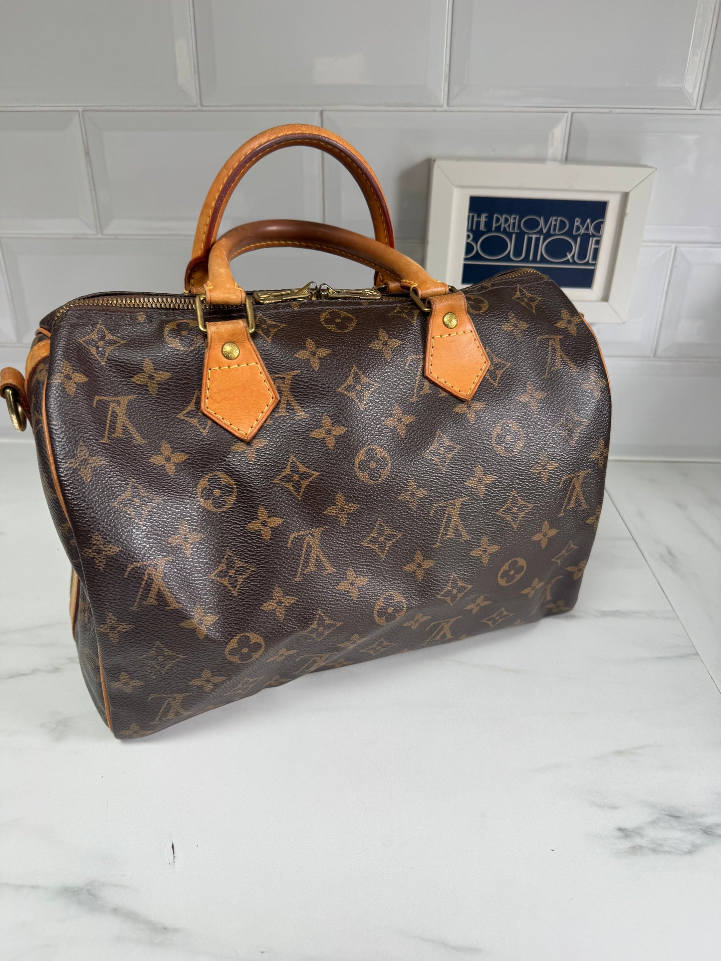 Louis Vuitton Speedy 30 Bandouliere - Monogram Brown
