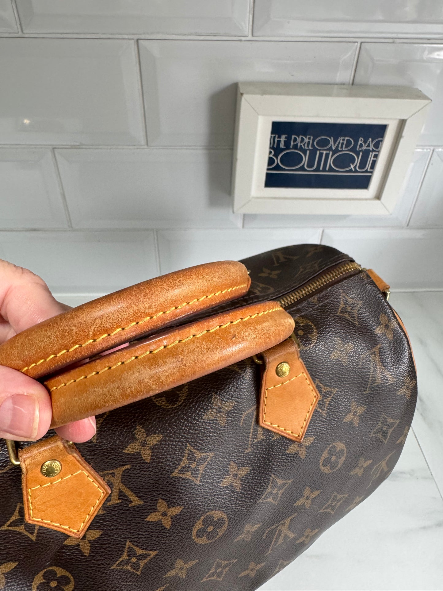 Louis Vuitton Speedy 30 Bandouliere - Monogram Brown