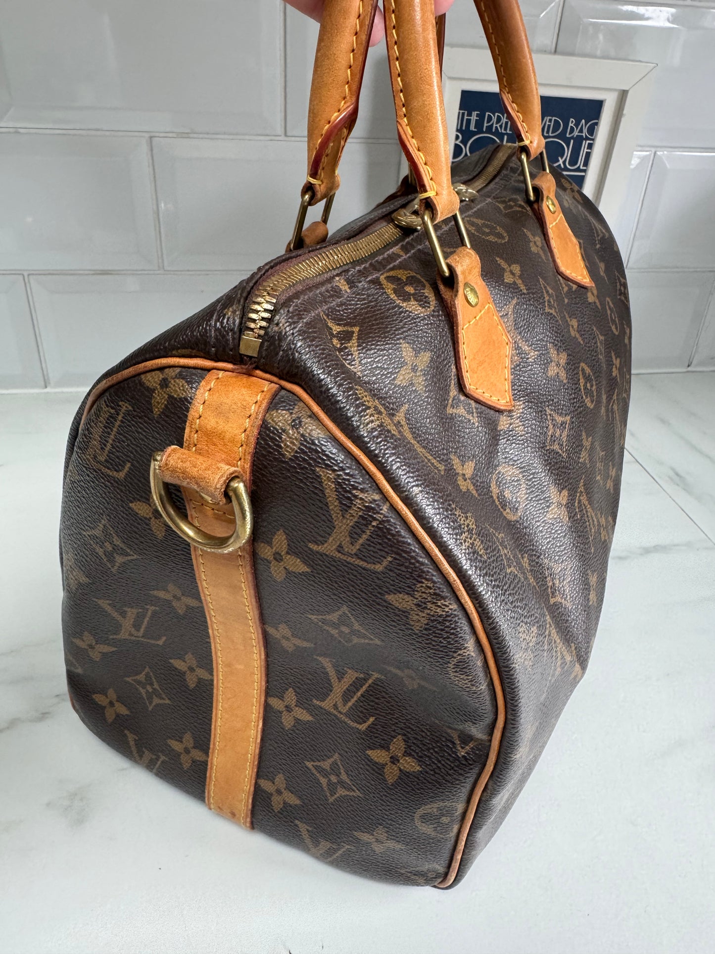 Louis Vuitton Speedy 30 Bandouliere - Monogram Brown