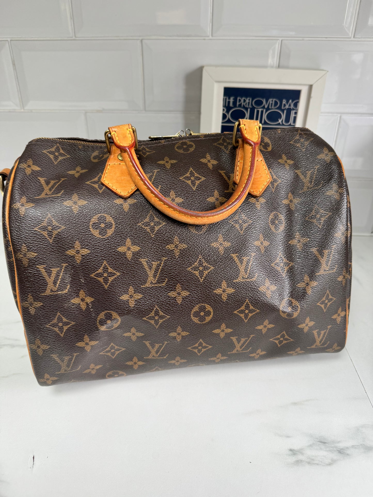 Louis Vuitton Speedy 30 Bandouliere - Monogram Brown