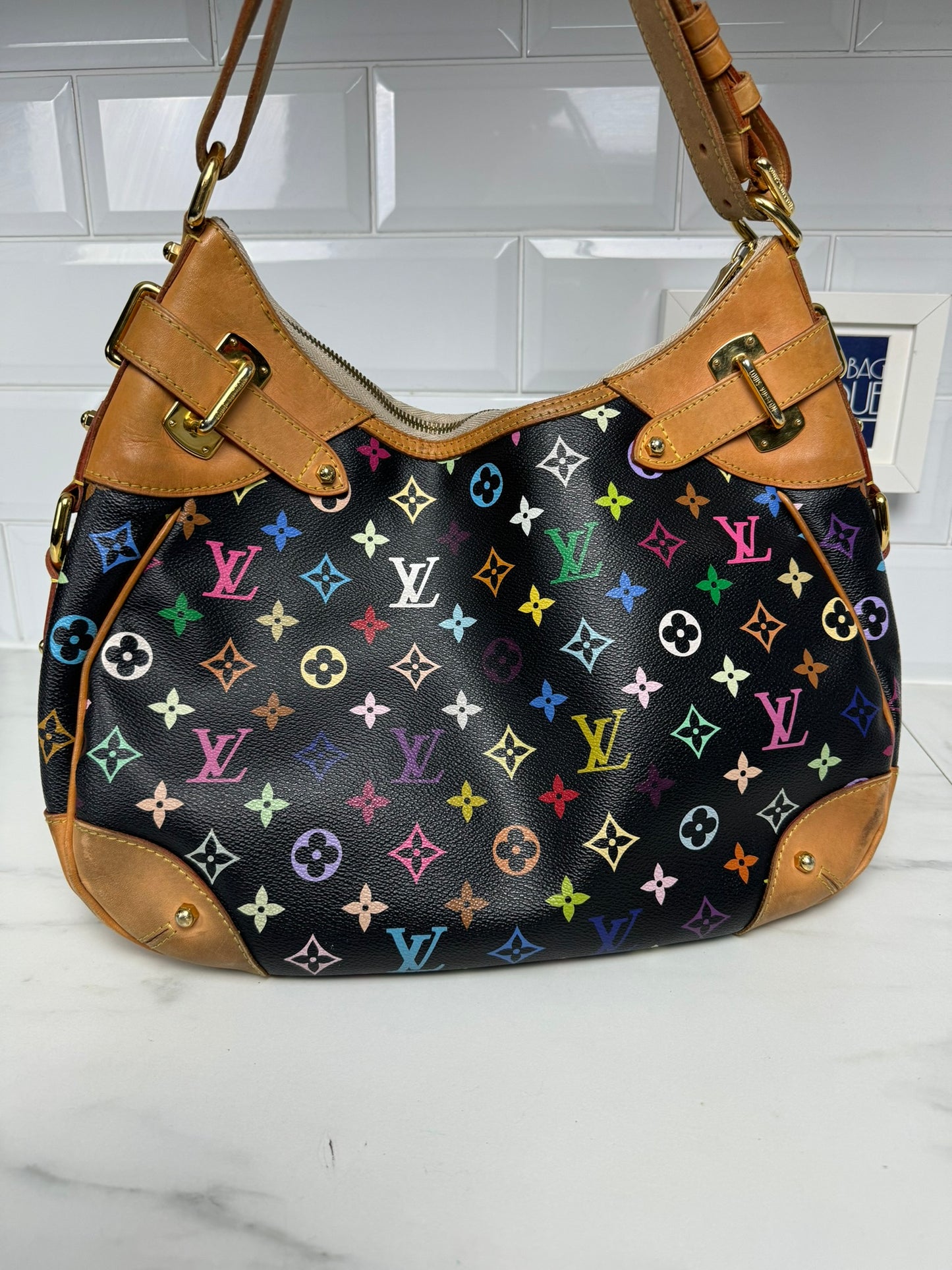 Louis Vuitton Greta Noir Multicolore