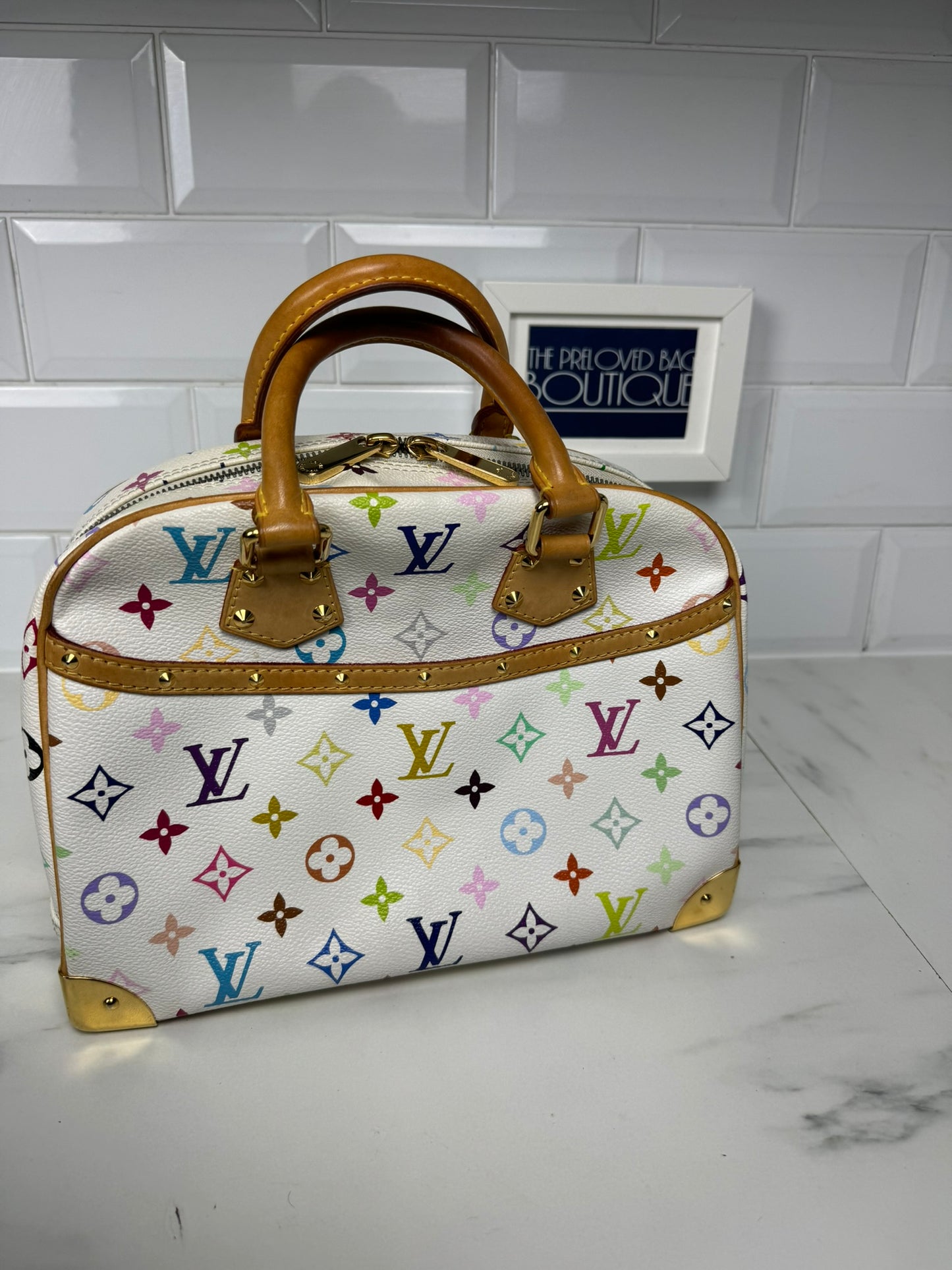 Louis Vuitton Multicolore Trouville - Blanc