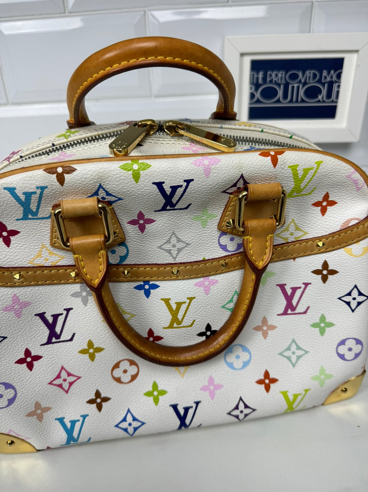 Louis Vuitton Multicolore Trouville - Blanc