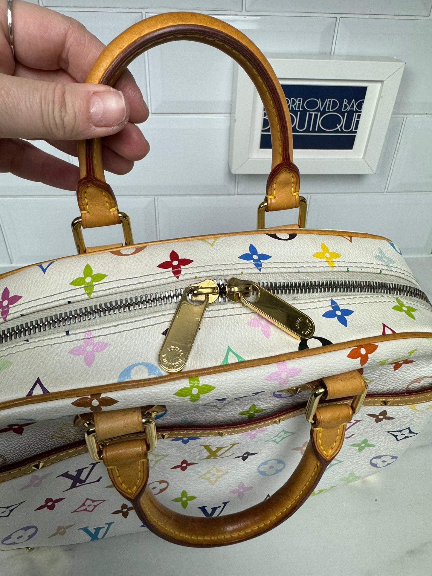 Louis Vuitton Multicolore Trouville - Blanc