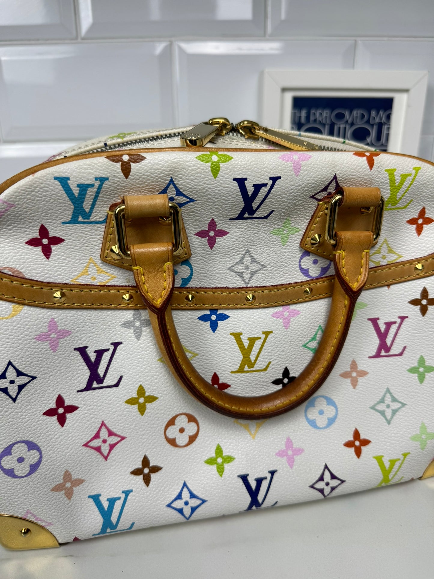 Louis Vuitton Multicolore Trouville - Blanc