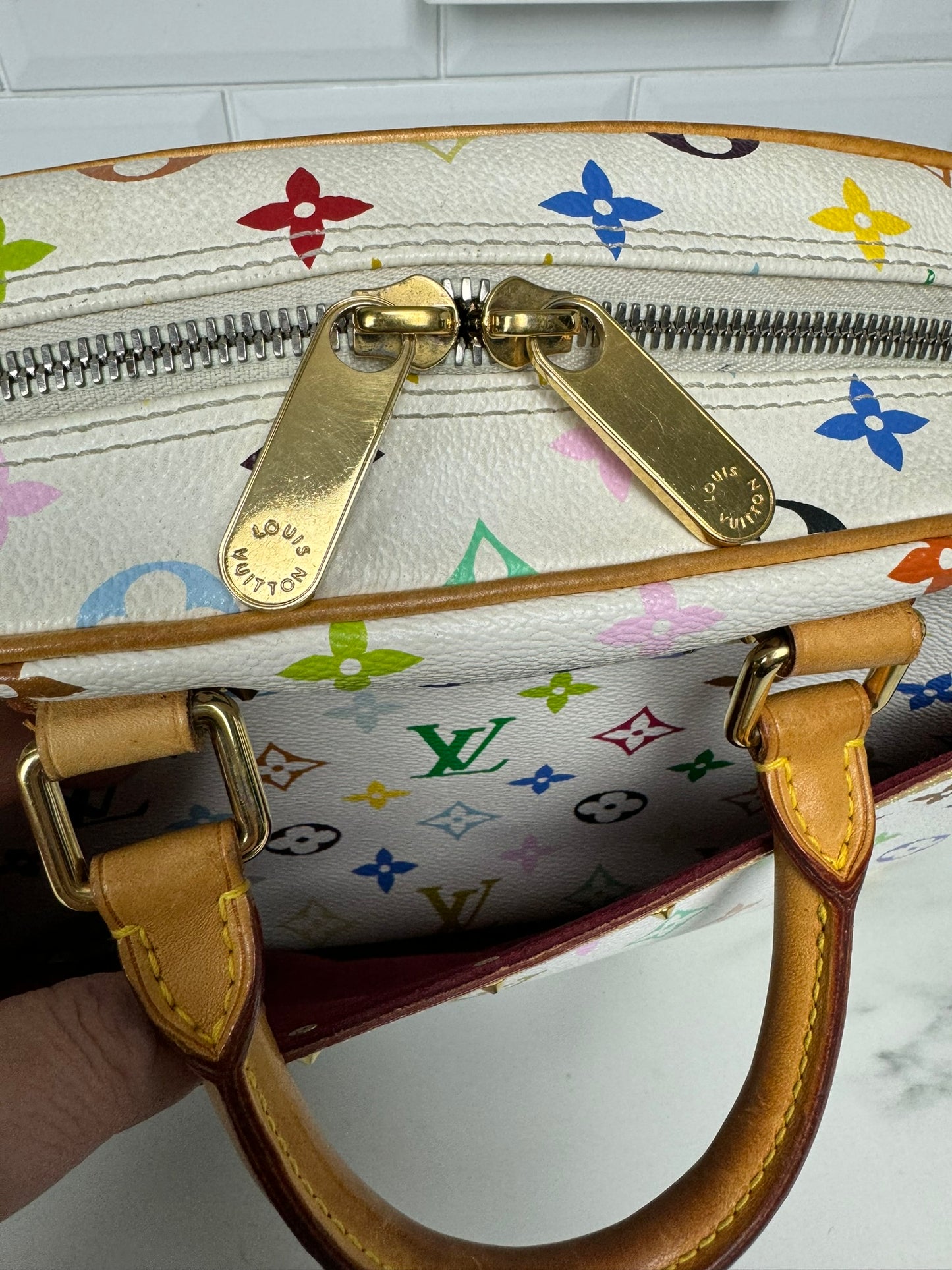 Louis Vuitton Multicolore Trouville - Blanc