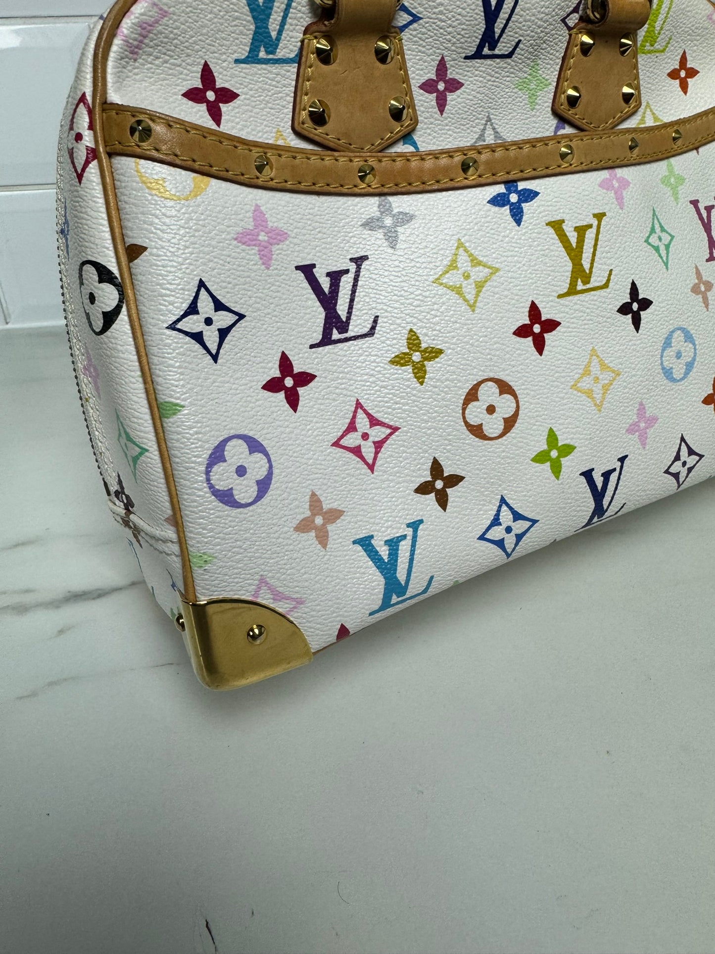 Louis Vuitton Multicolore Trouville - Blanc